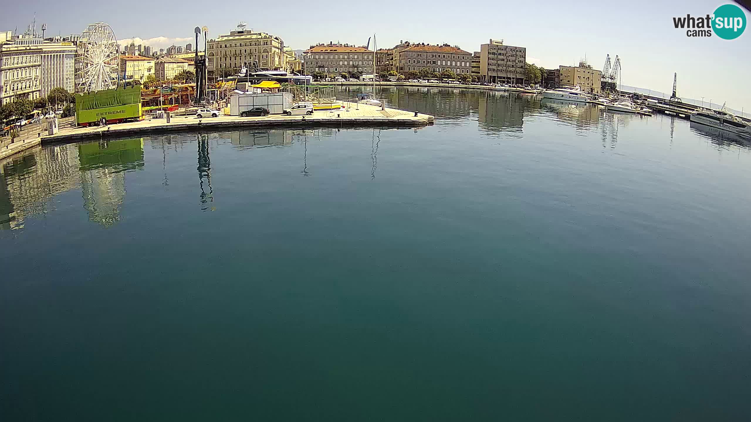 Botel Marina – Rijeka live cam