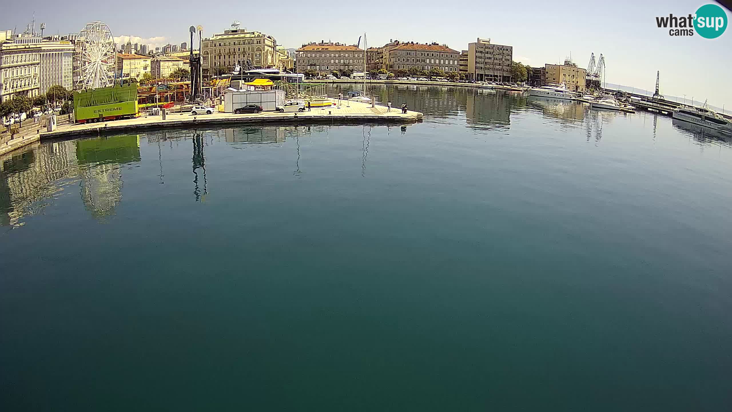 Reka – Botel Marina spletna kamera