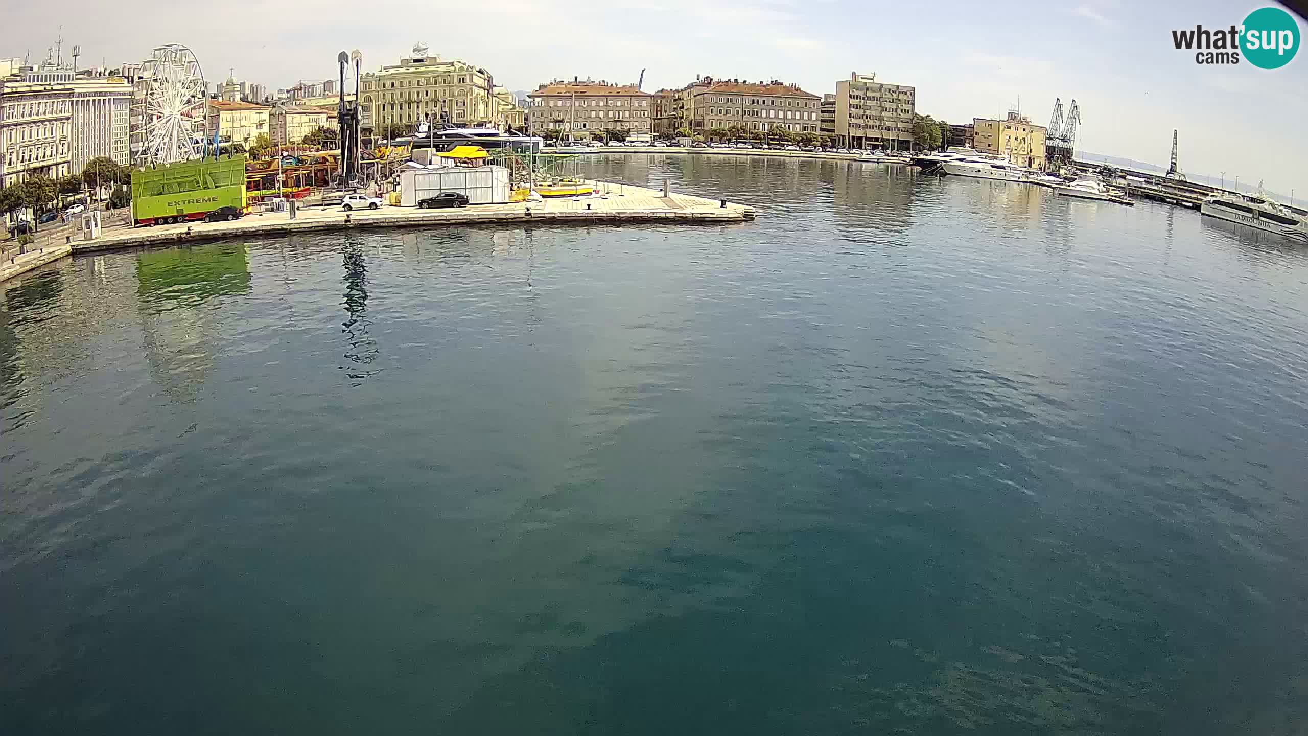 Botel Marina – Rijeka webcam