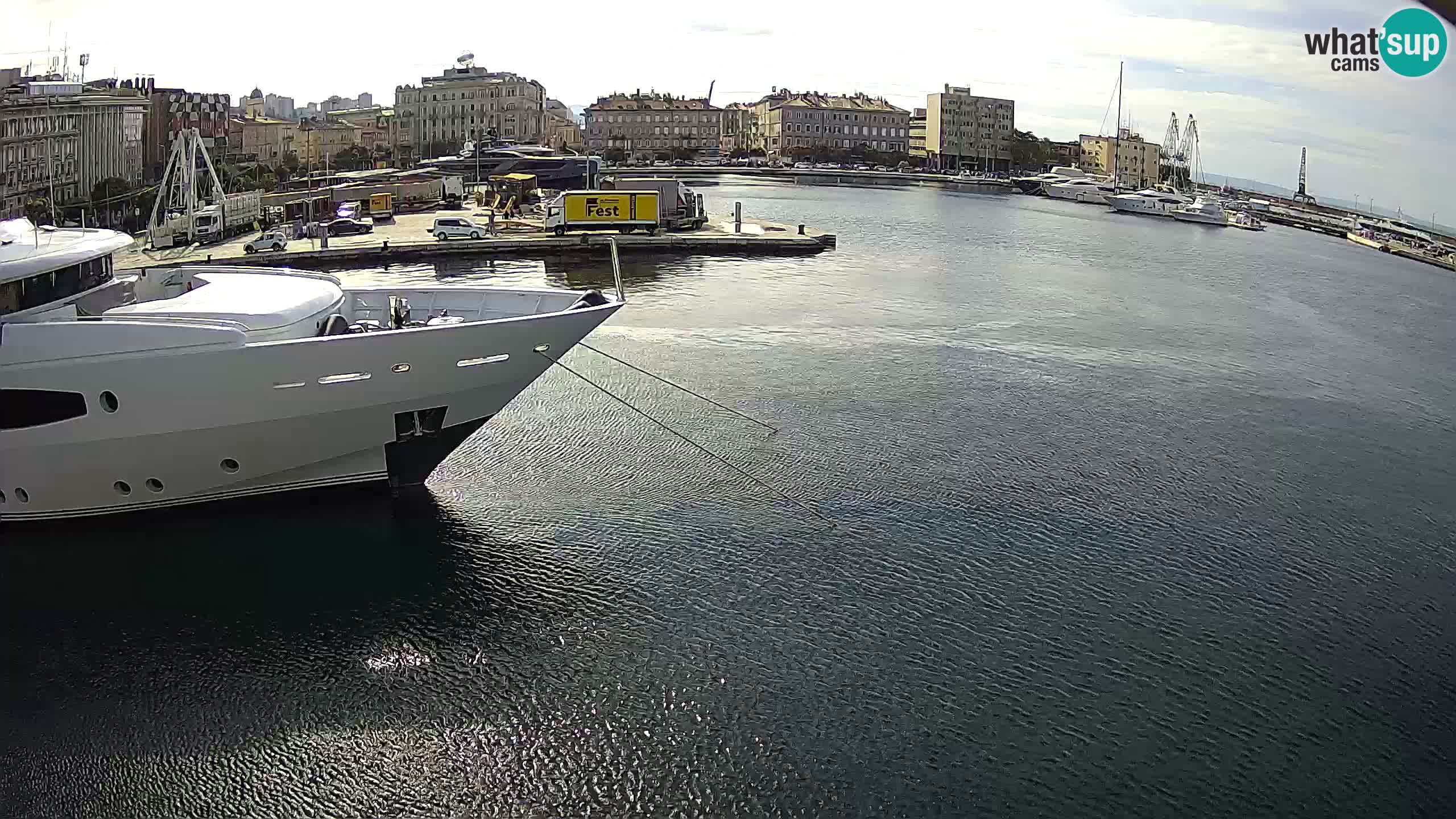 Rijeka – Botel Marina webcam en direct