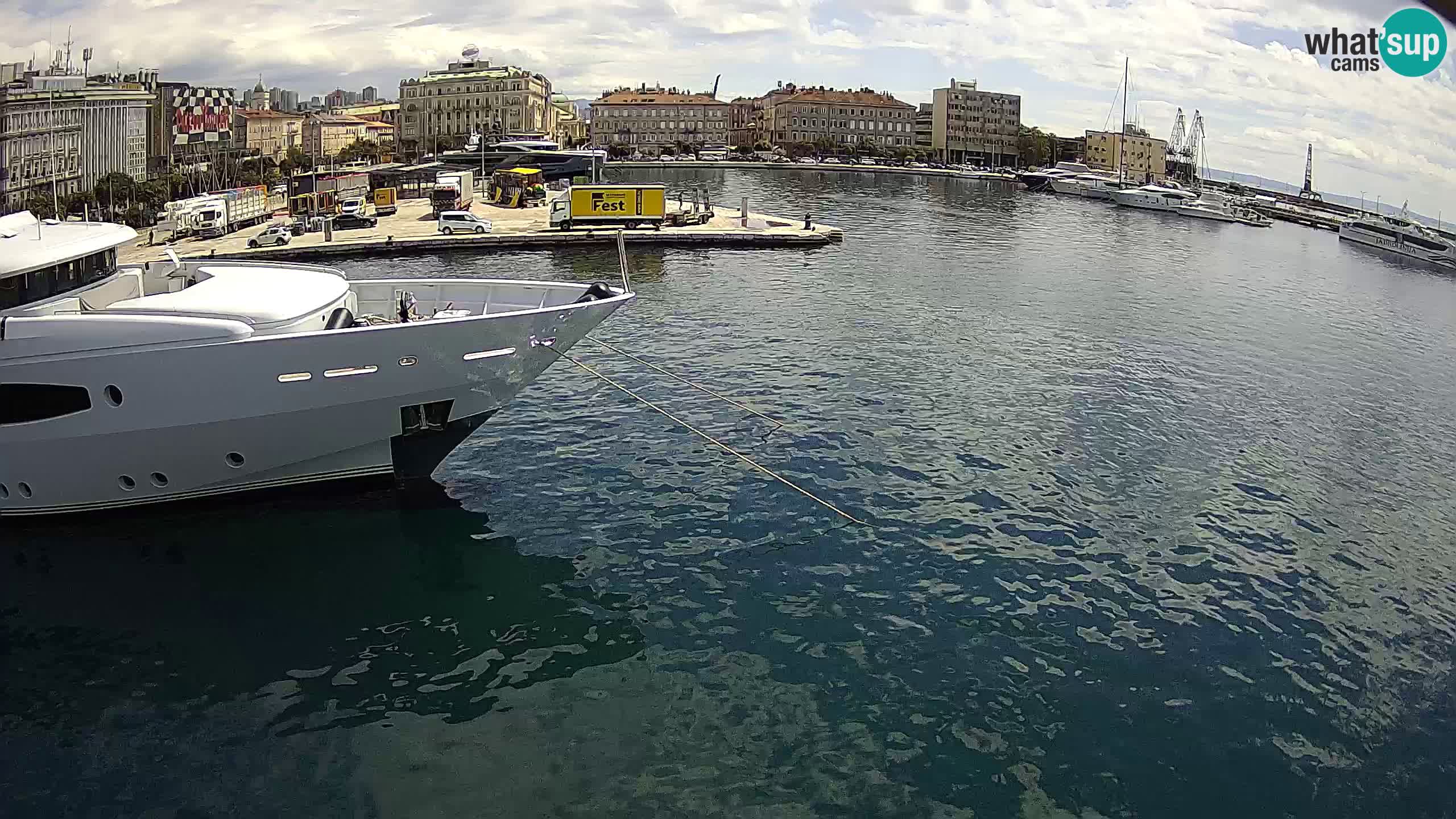 Botel Marina – Rijeka webcam