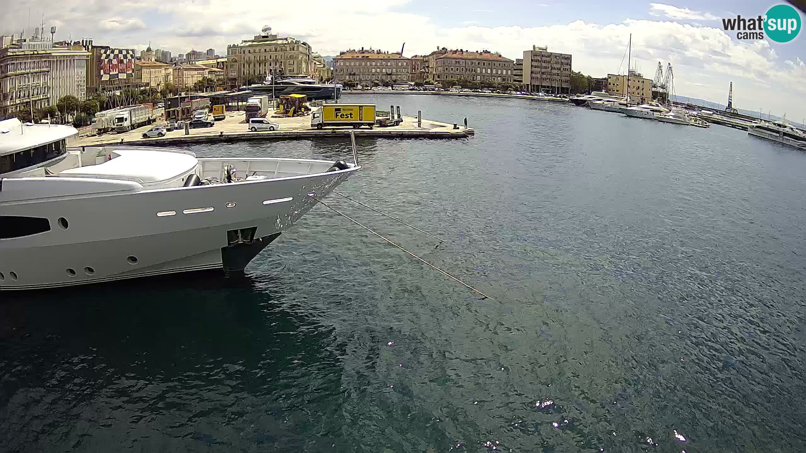 Rijeka – Botel Marina webcam en direct