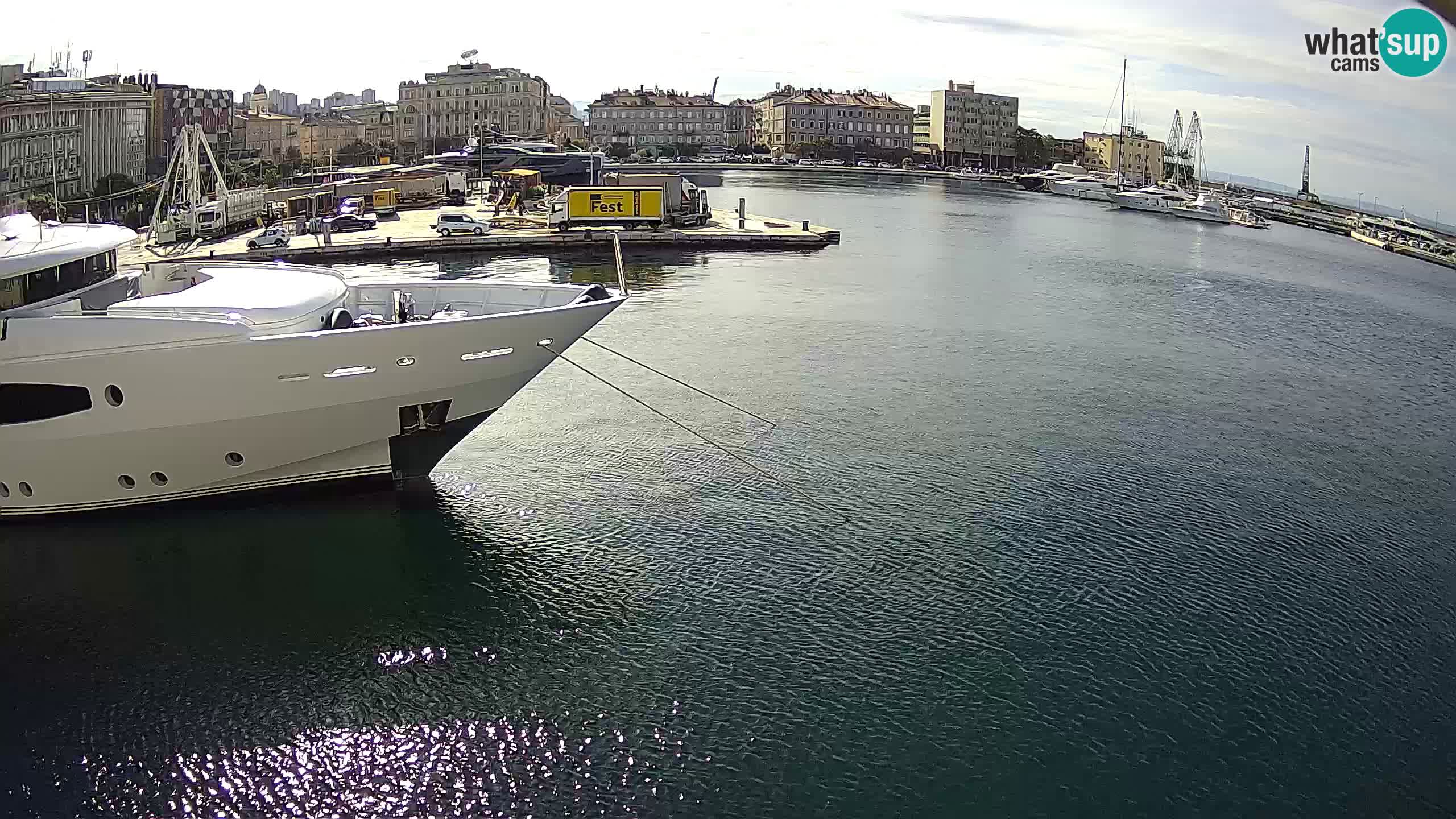 Botel Marina – Fiume live webcam
