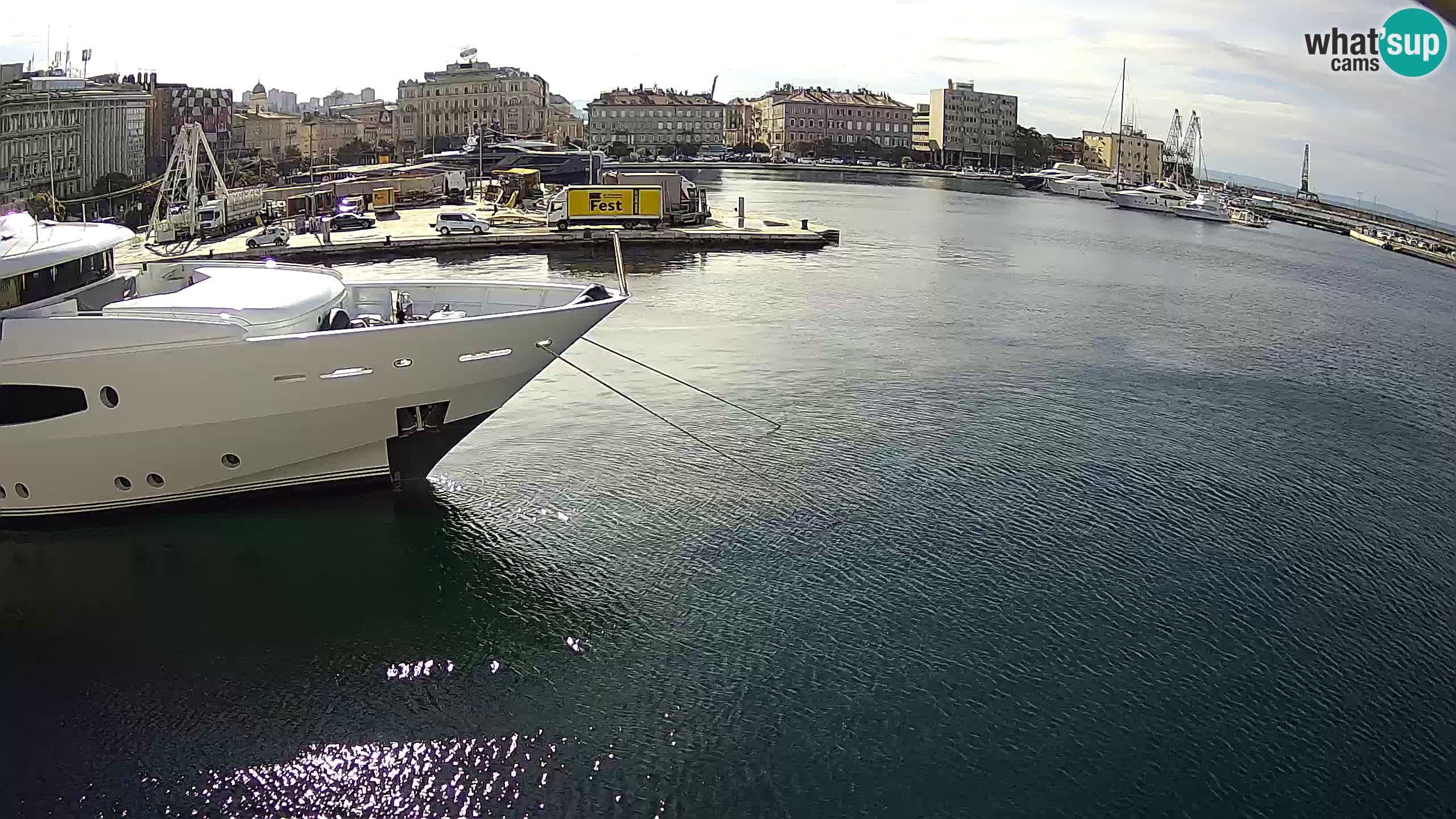 Rijeka – Botel Marina webcam en direct