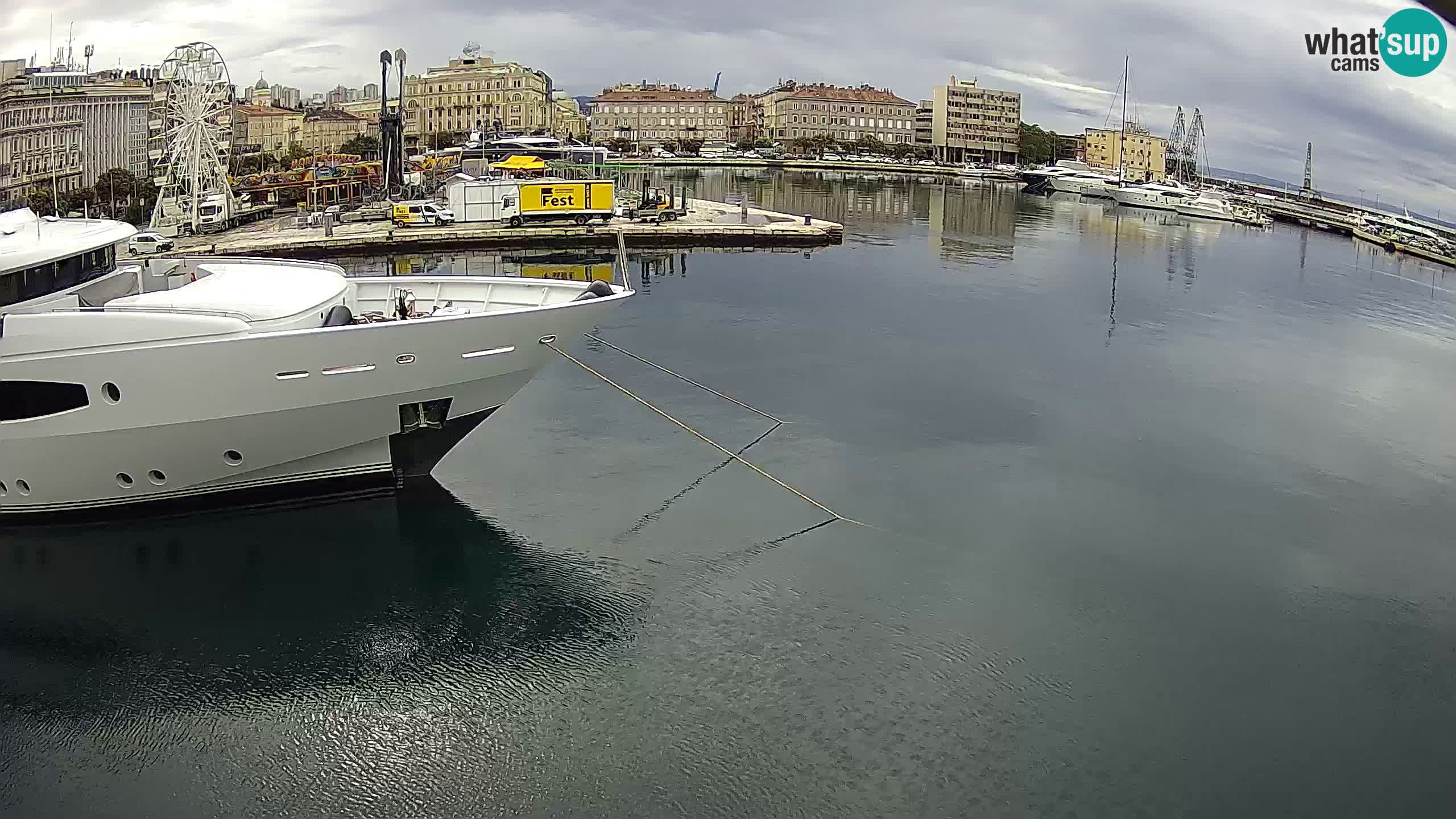 Botel Marina cámara web en vivo Rijeka
