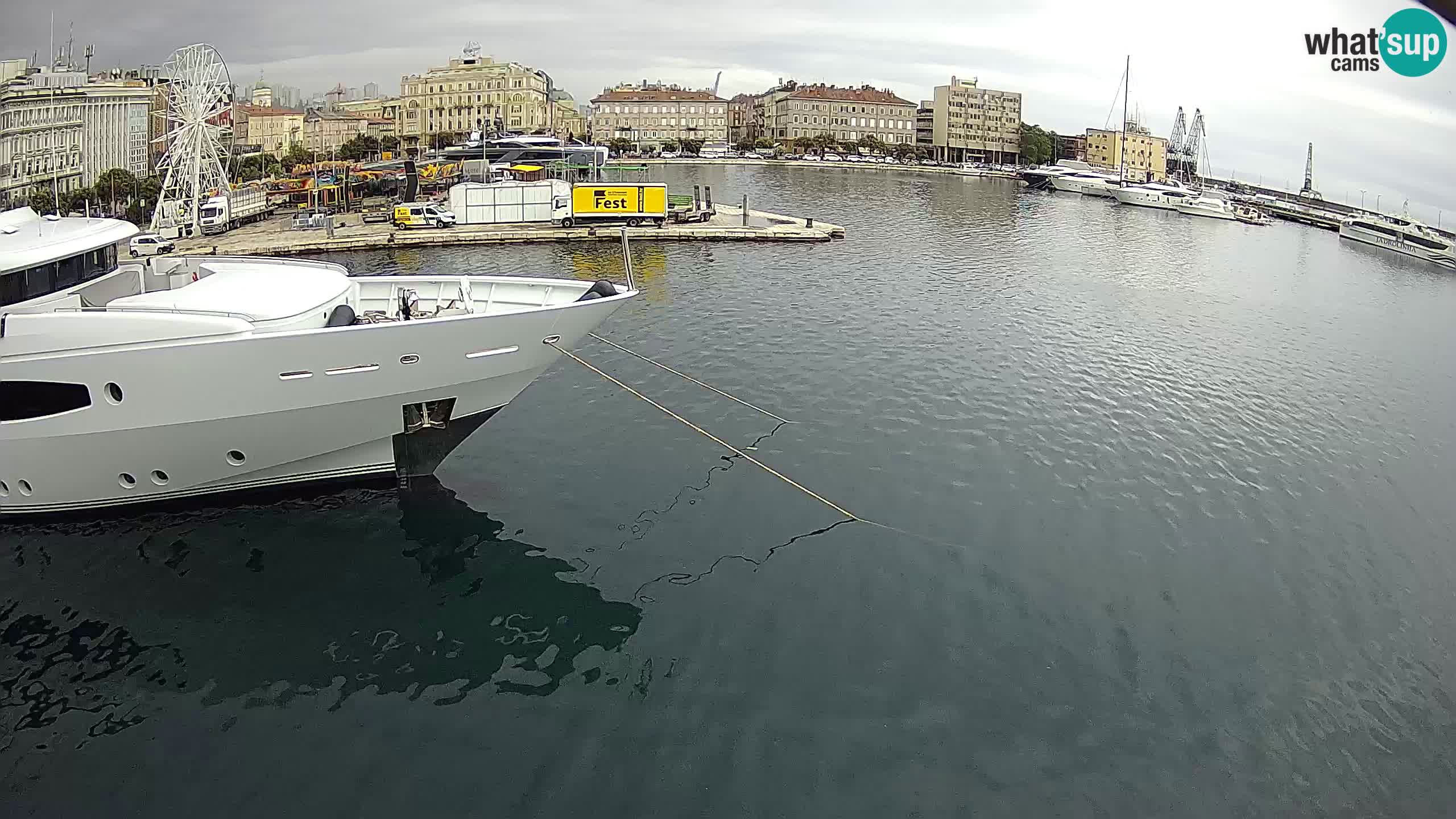 Botel Marina – Fiume live webcam