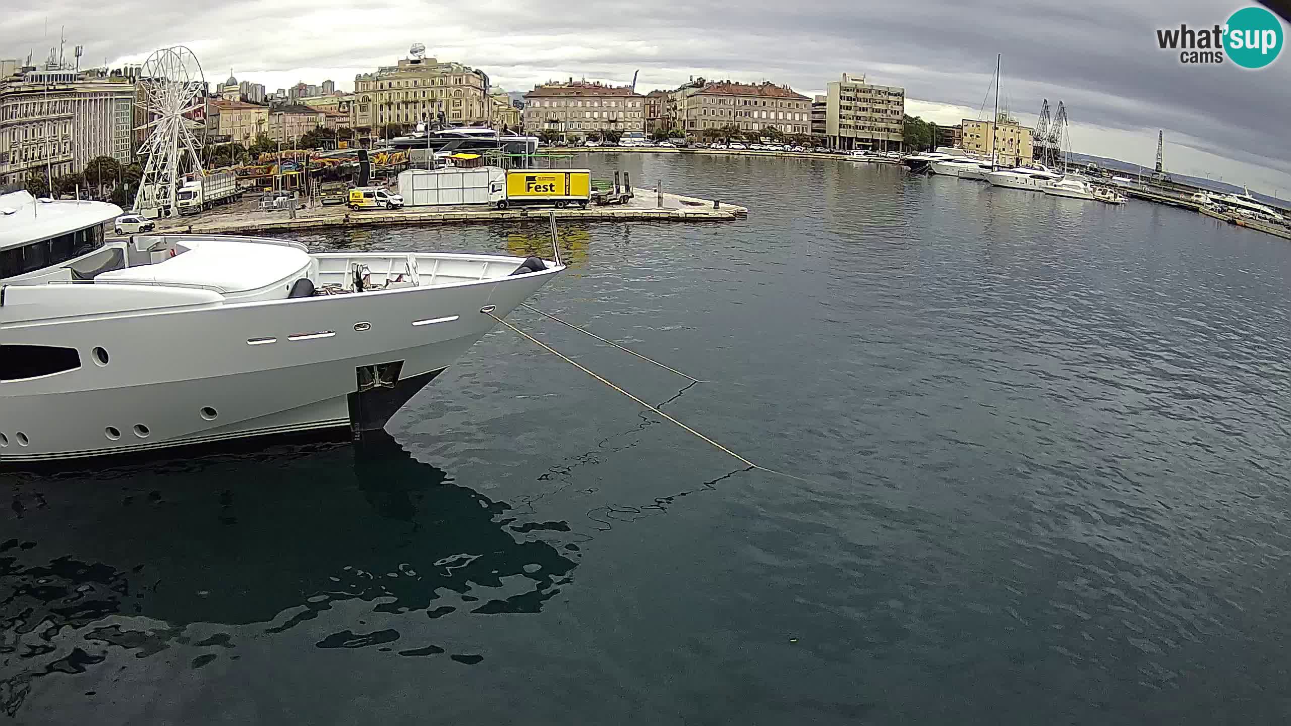 Botel Marina – Fiume live webcam