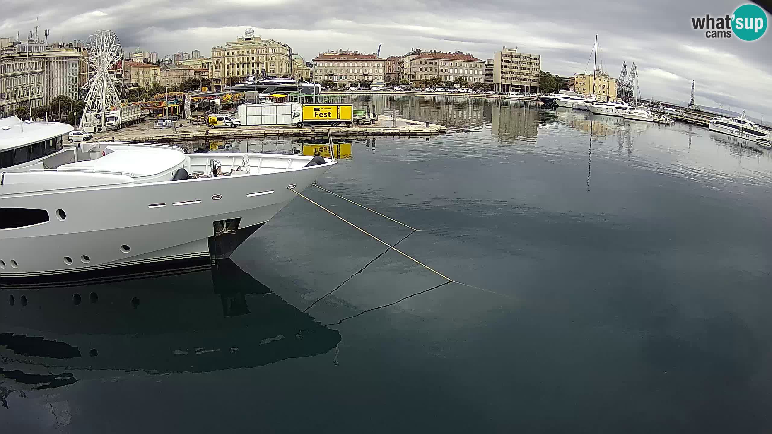 Rijeka – Botel Marina web kamera