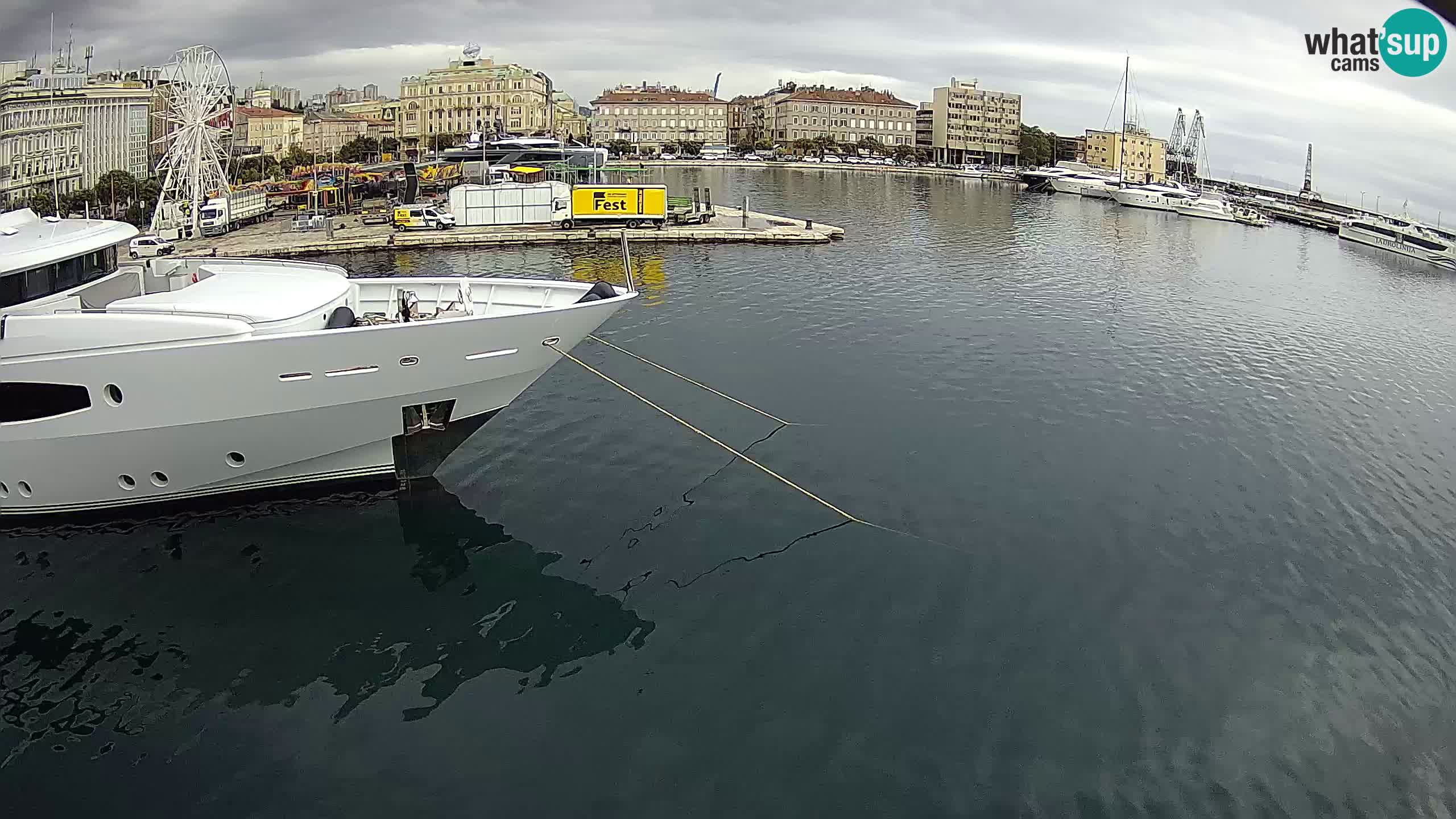 Botel Marina cámara web en vivo Rijeka