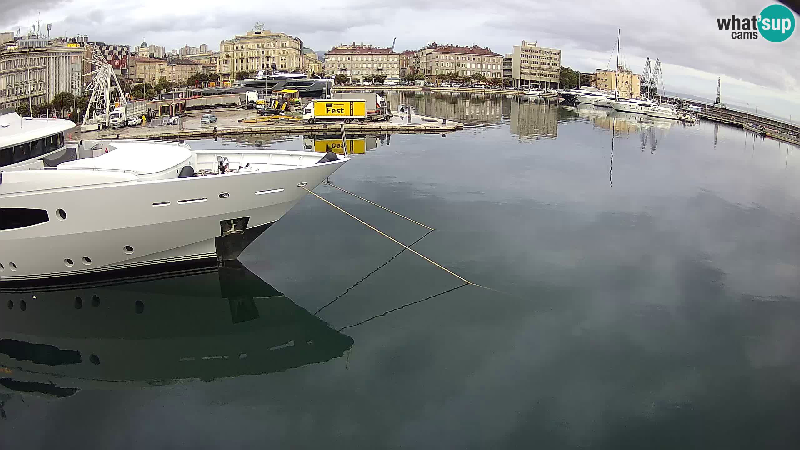 Rijeka – Botel Marina webcam en direct