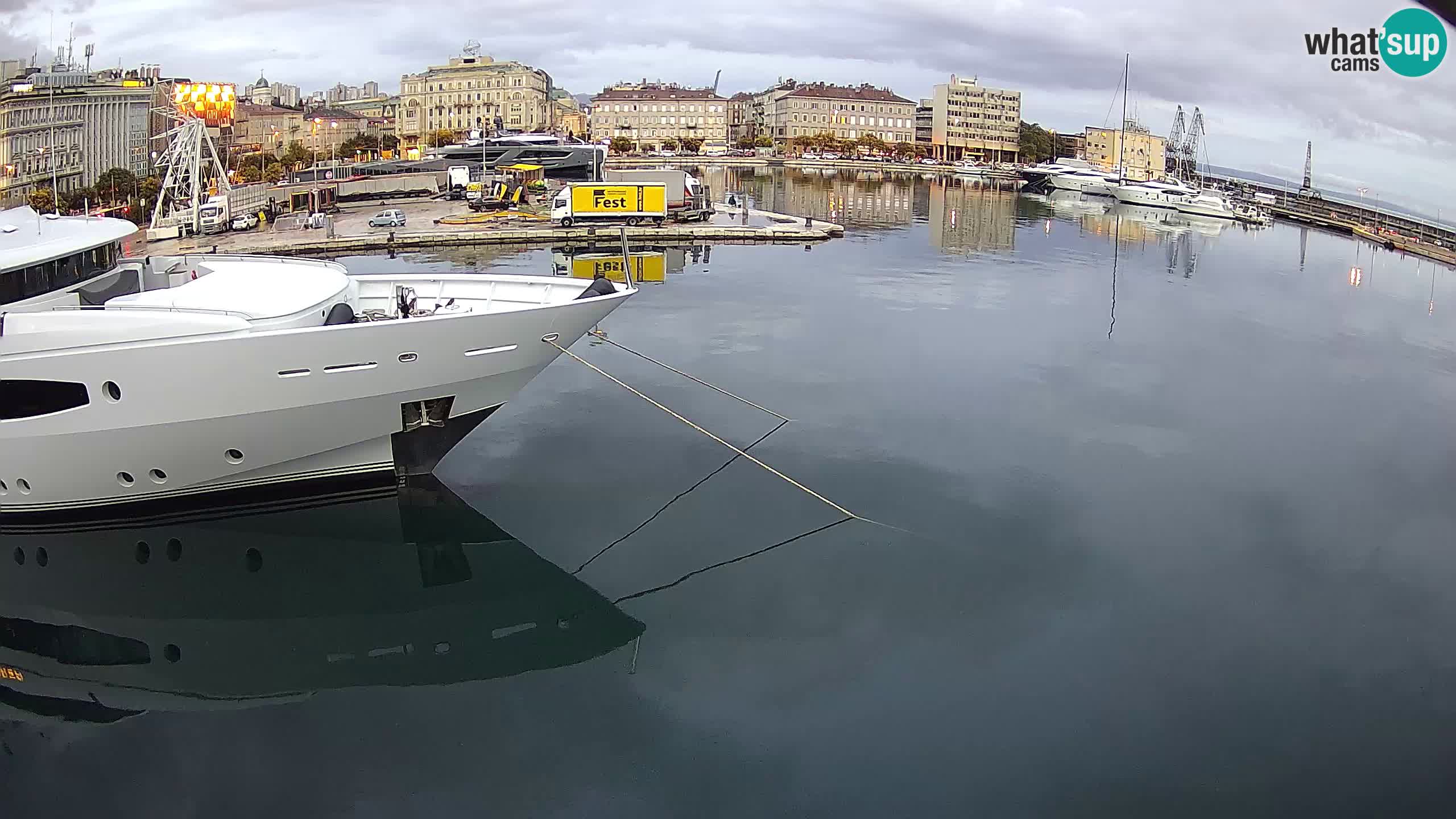 Rijeka – Botel Marina webcam en direct