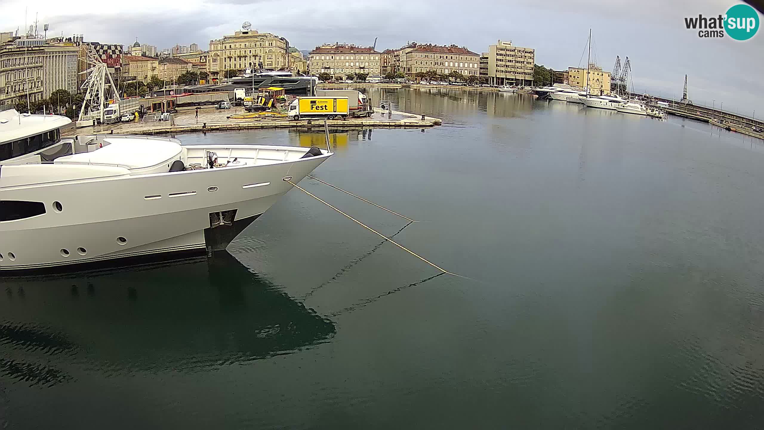 Botel Marina – Fiume live webcam