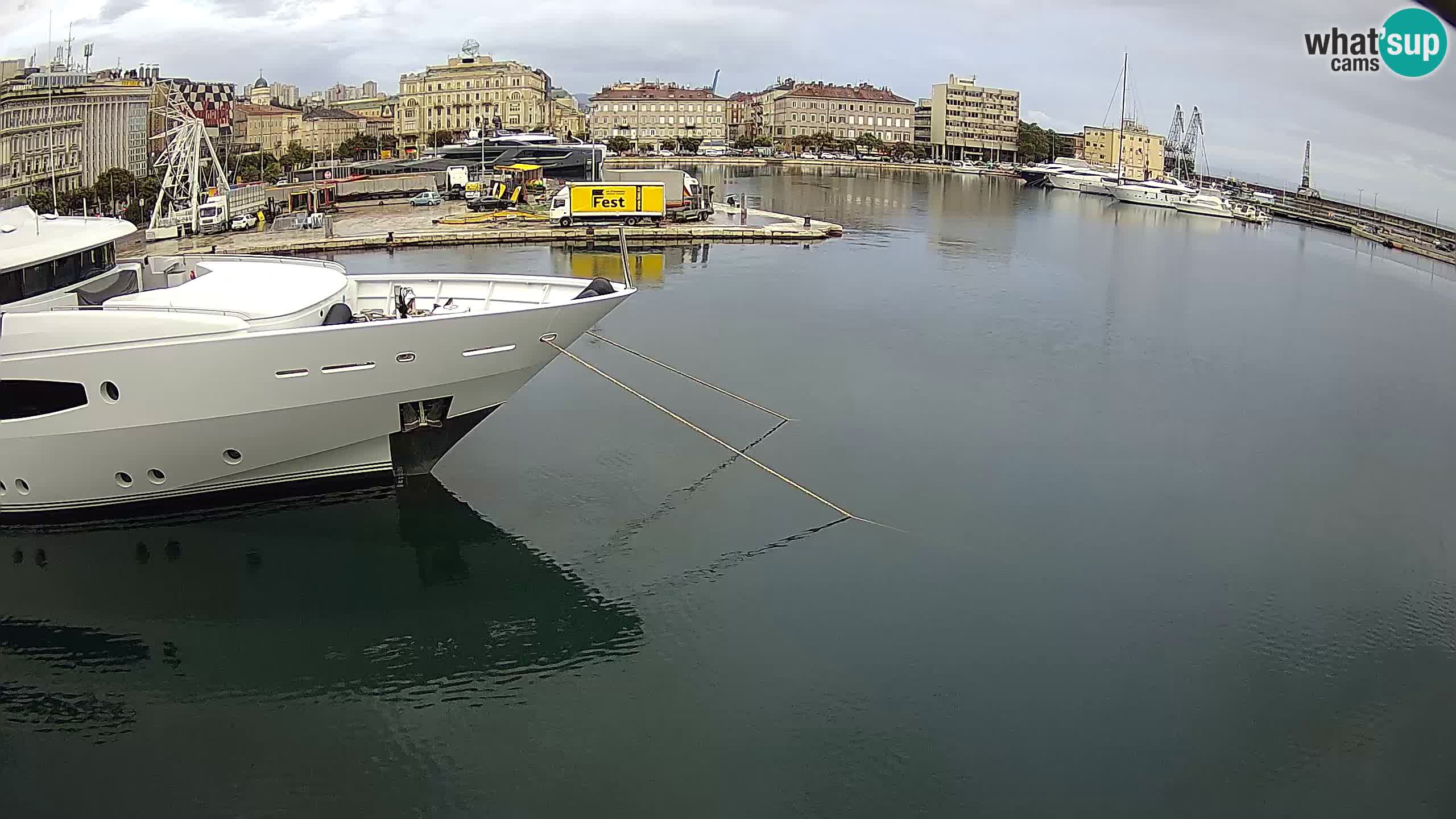 Botel Marina – Rijeka webcam