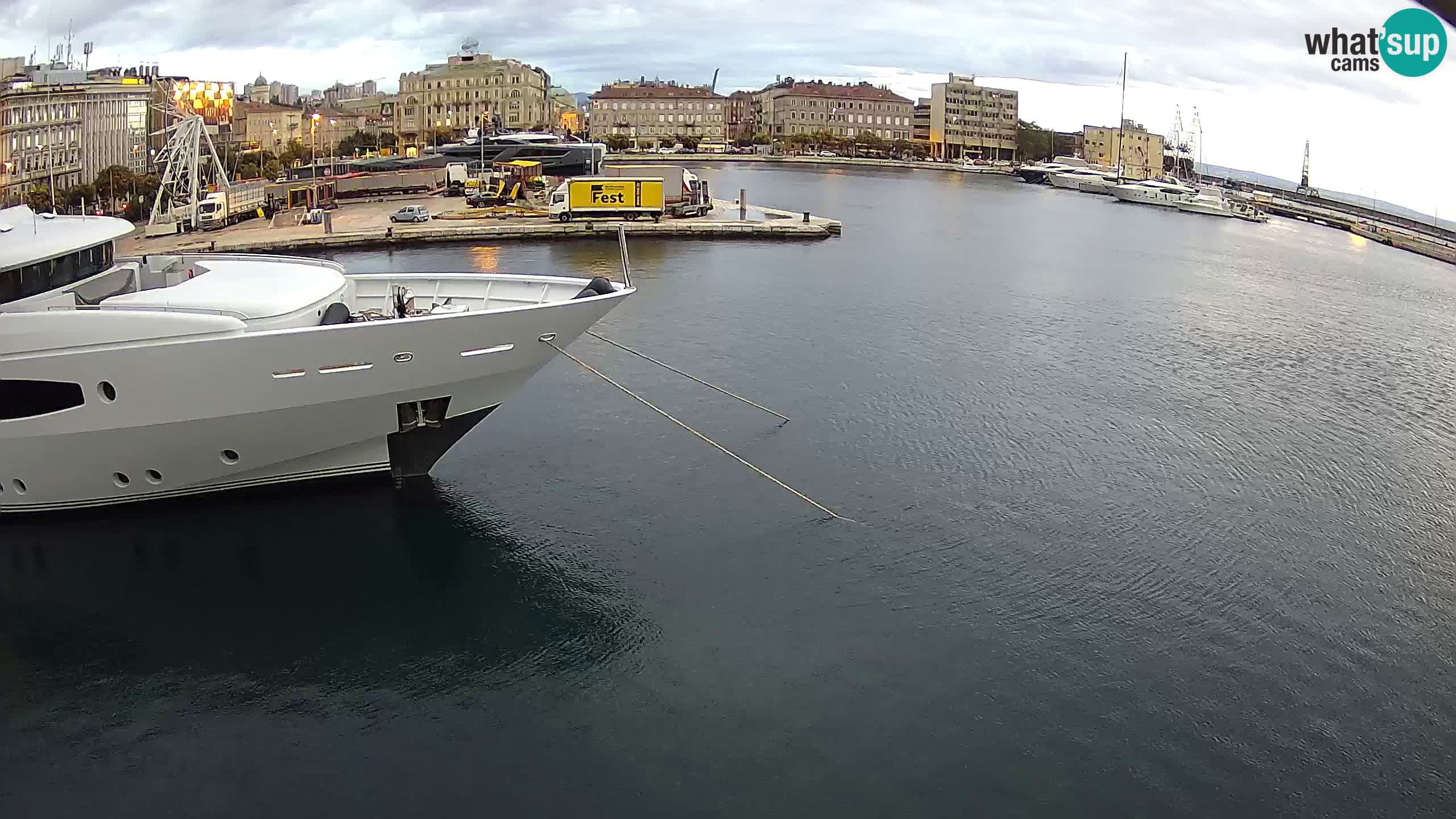 Rijeka – Botel Marina webcam en direct