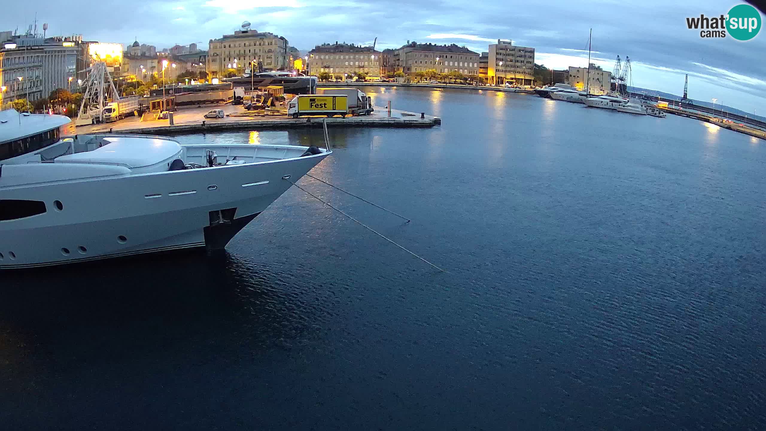 Rijeka – Botel Marina web kamera