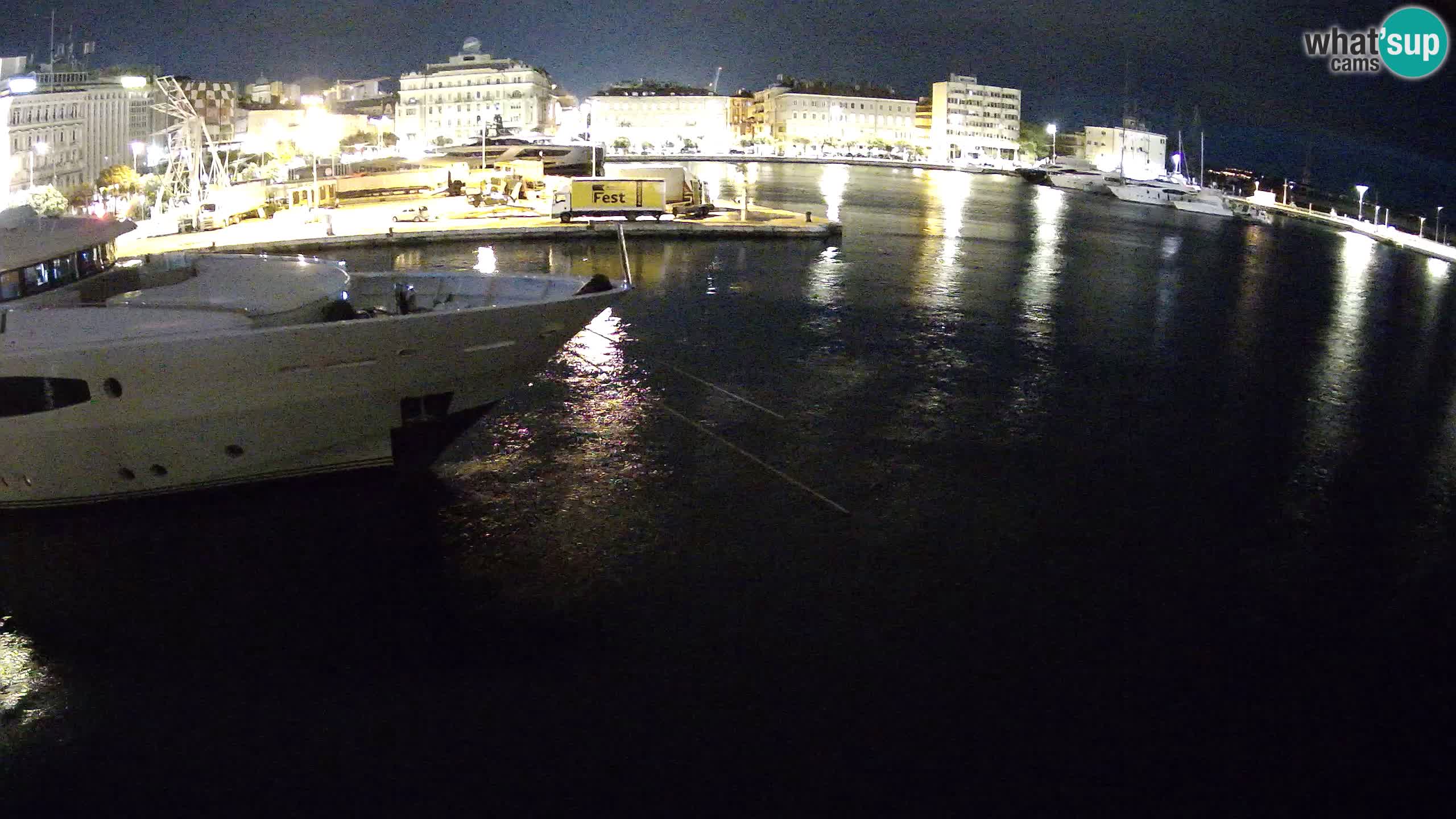 Rijeka – Botel Marina web kamera