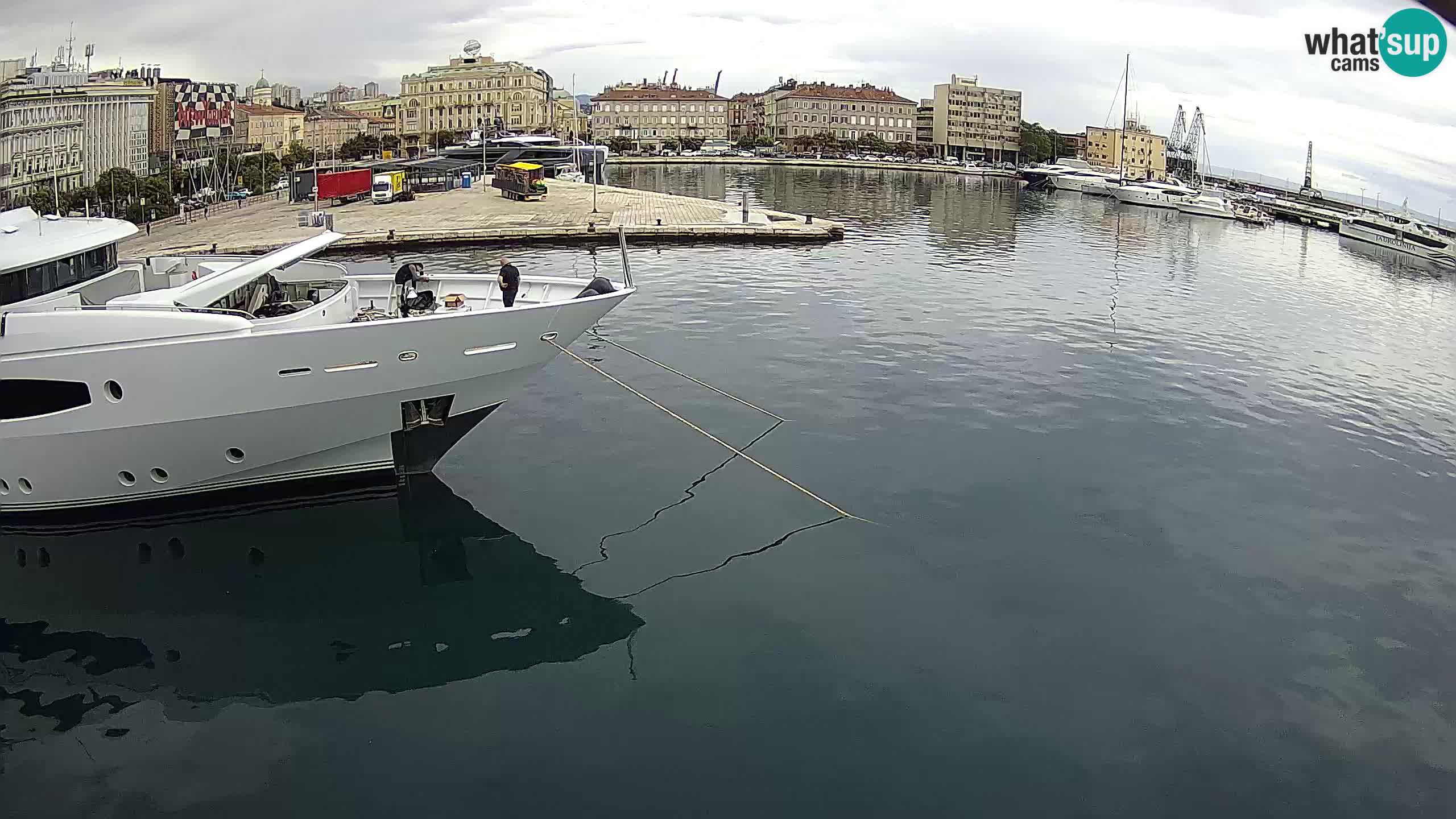 Botel Marina cámara web en vivo Rijeka