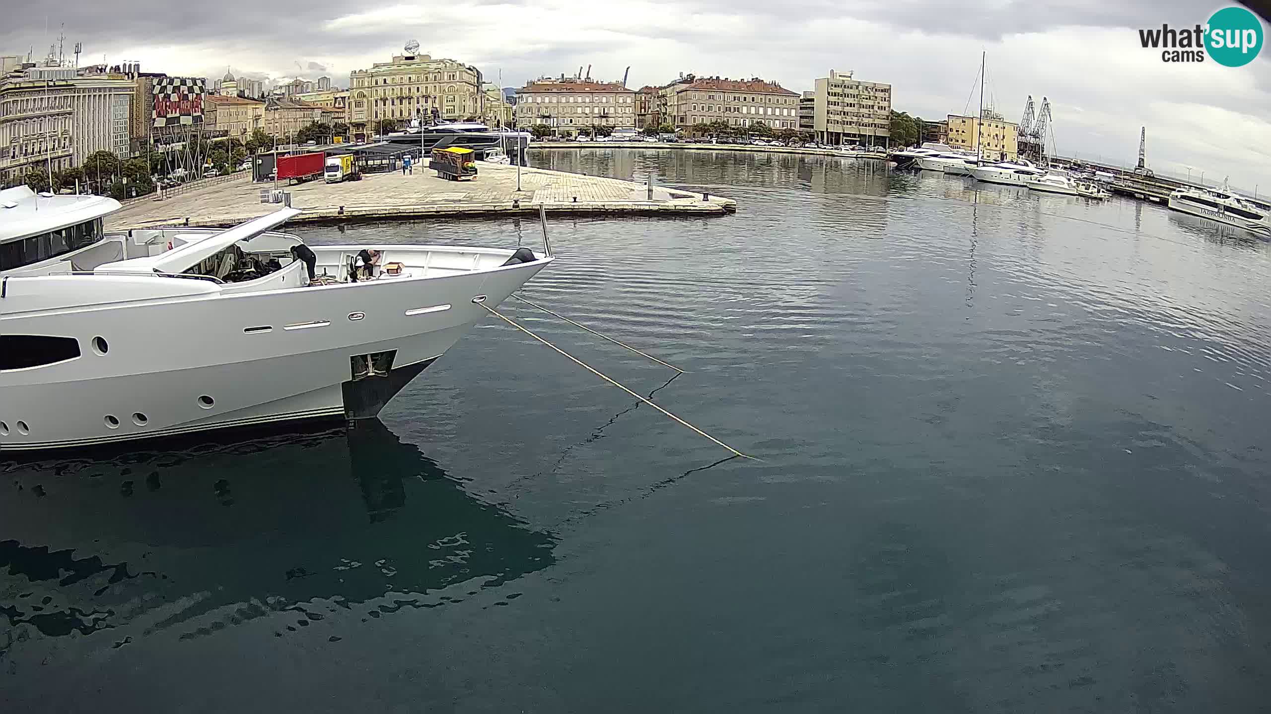 Botel Marina – Rijeka webcam