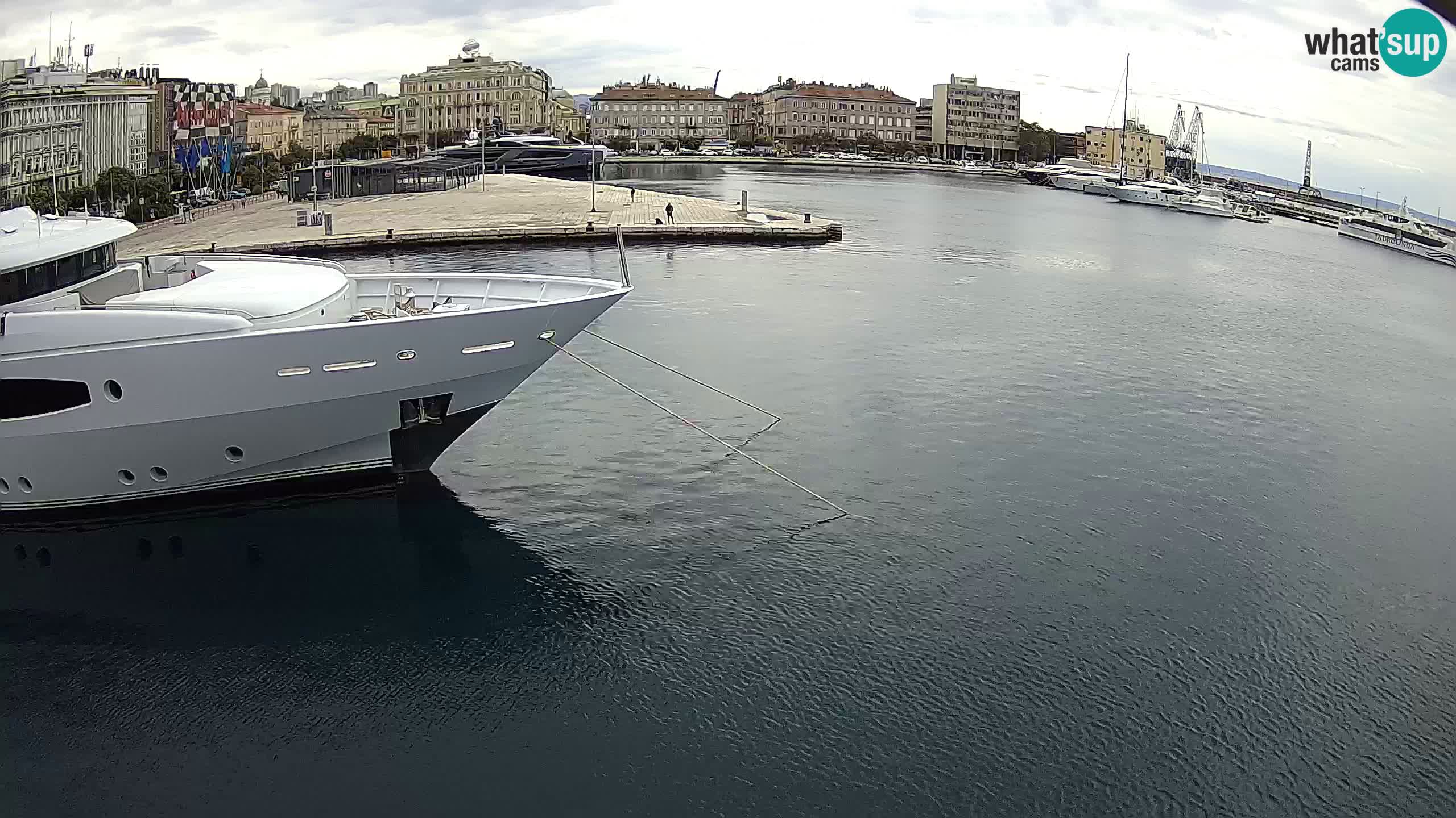 Botel Marina cámara web en vivo Rijeka