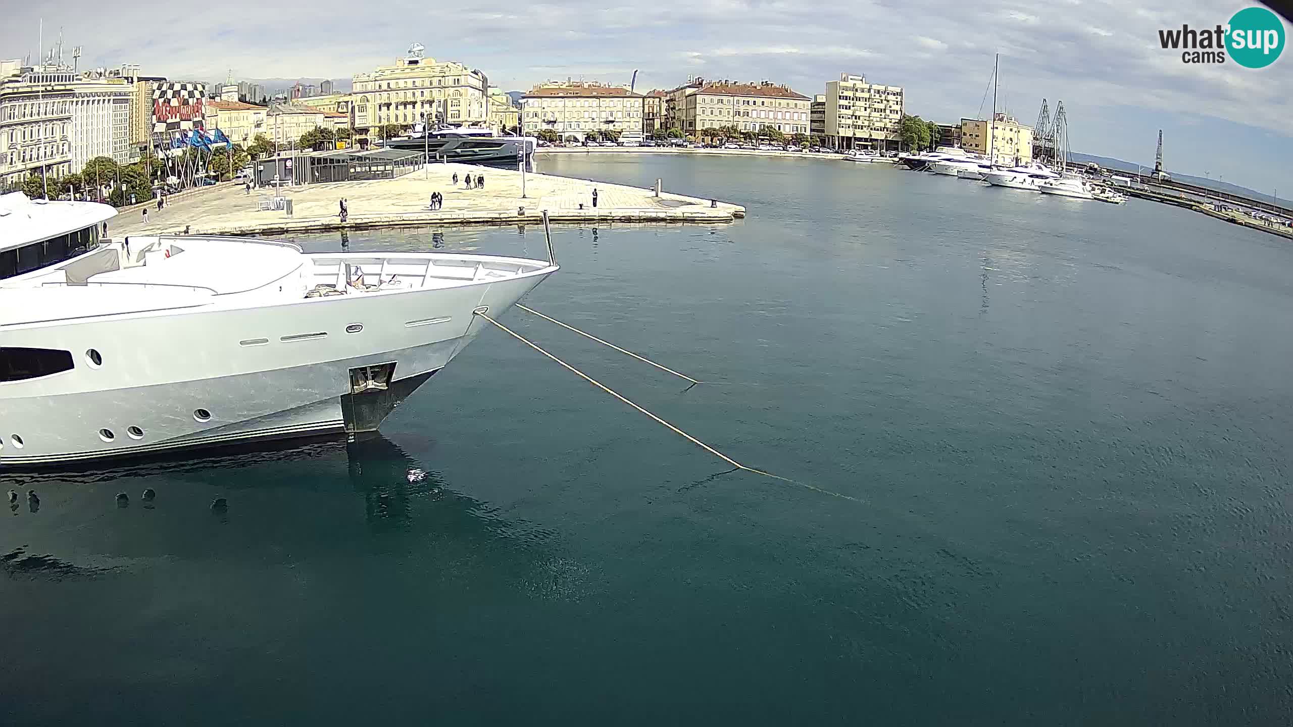 Botel Marina – Rijeka webcam