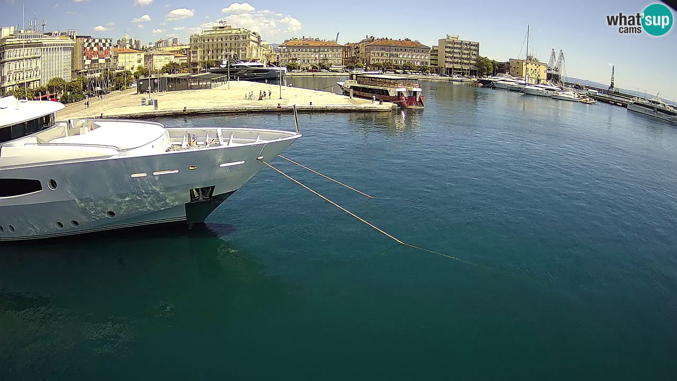 Rijeka – Botel Marina webcam en direct