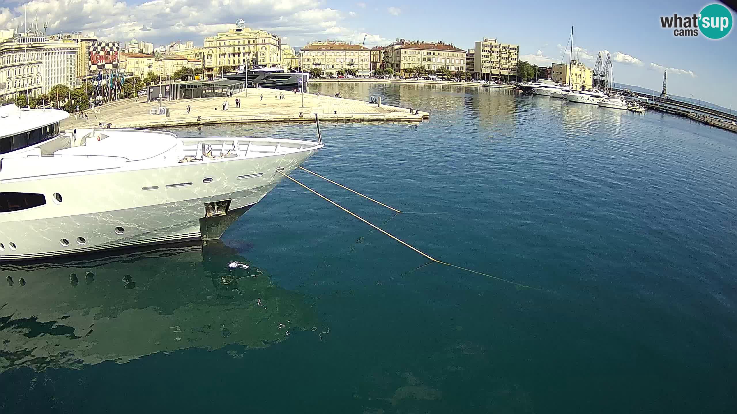 Reka – Botel Marina spletna kamera