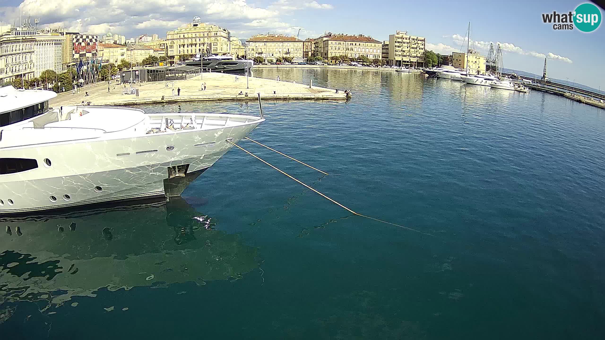 Botel Marina – Rijeka webcam