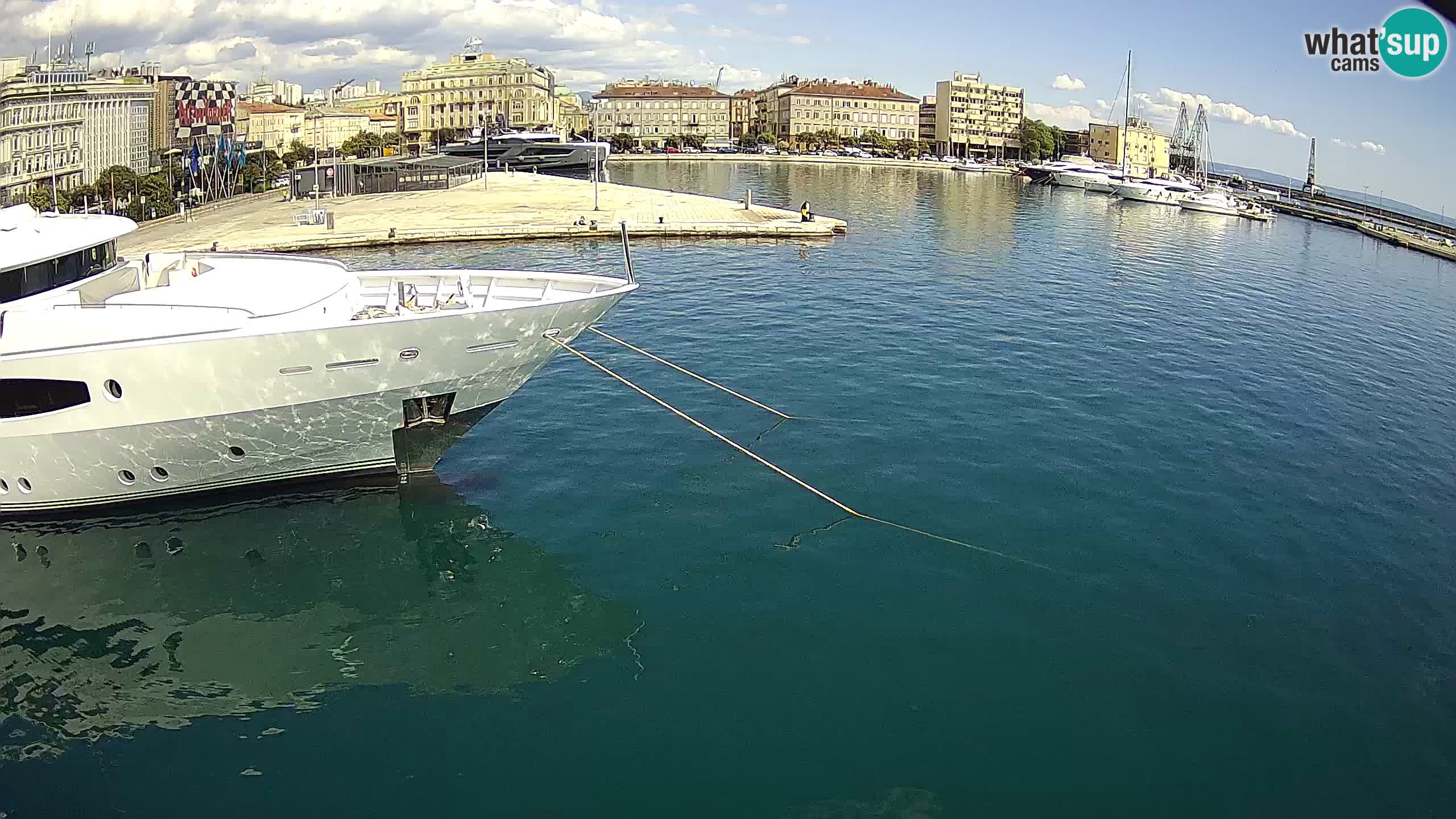Botel Marina – Rijeka webcam
