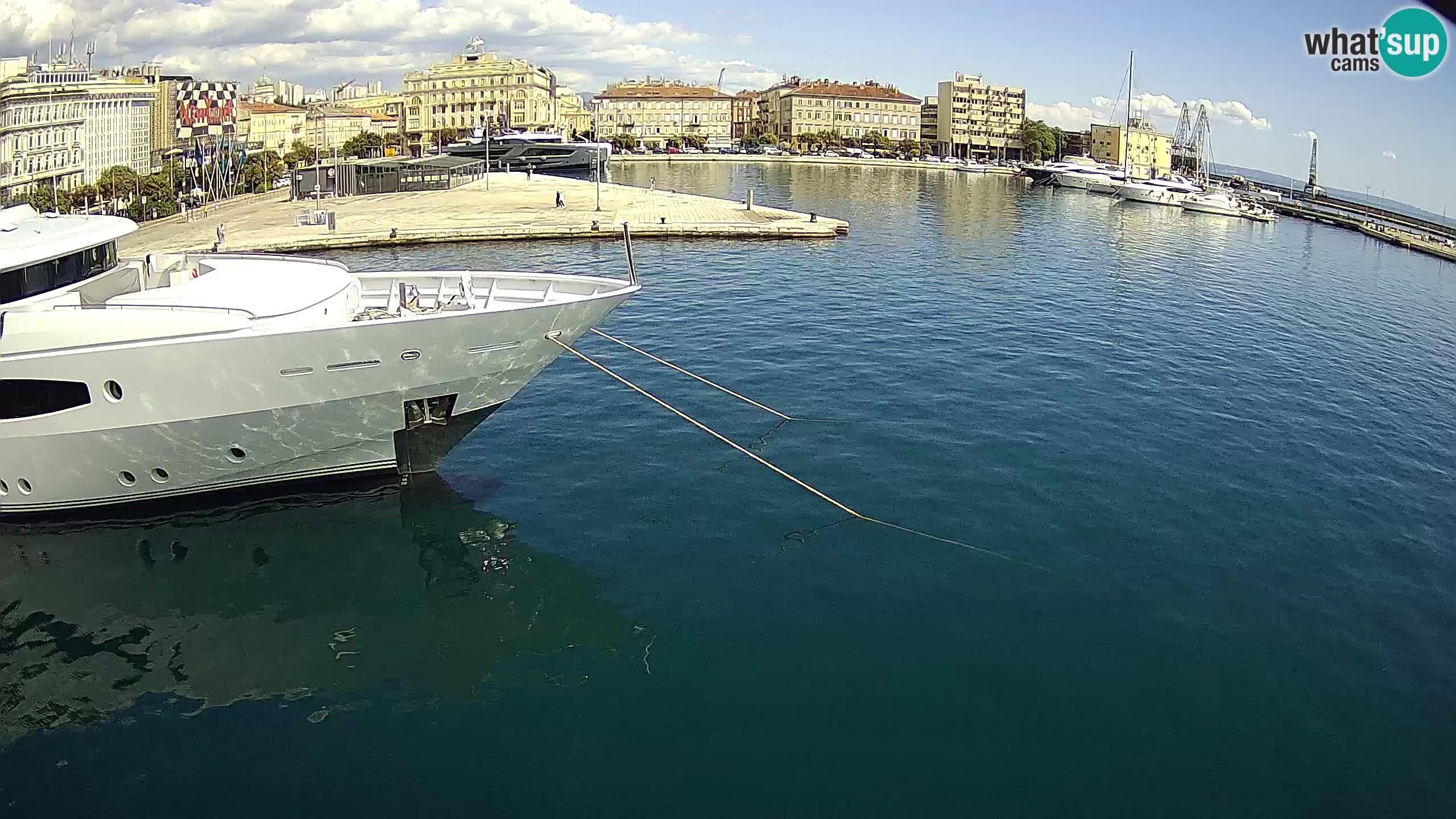 Rijeka – Botel Marina webcam en direct