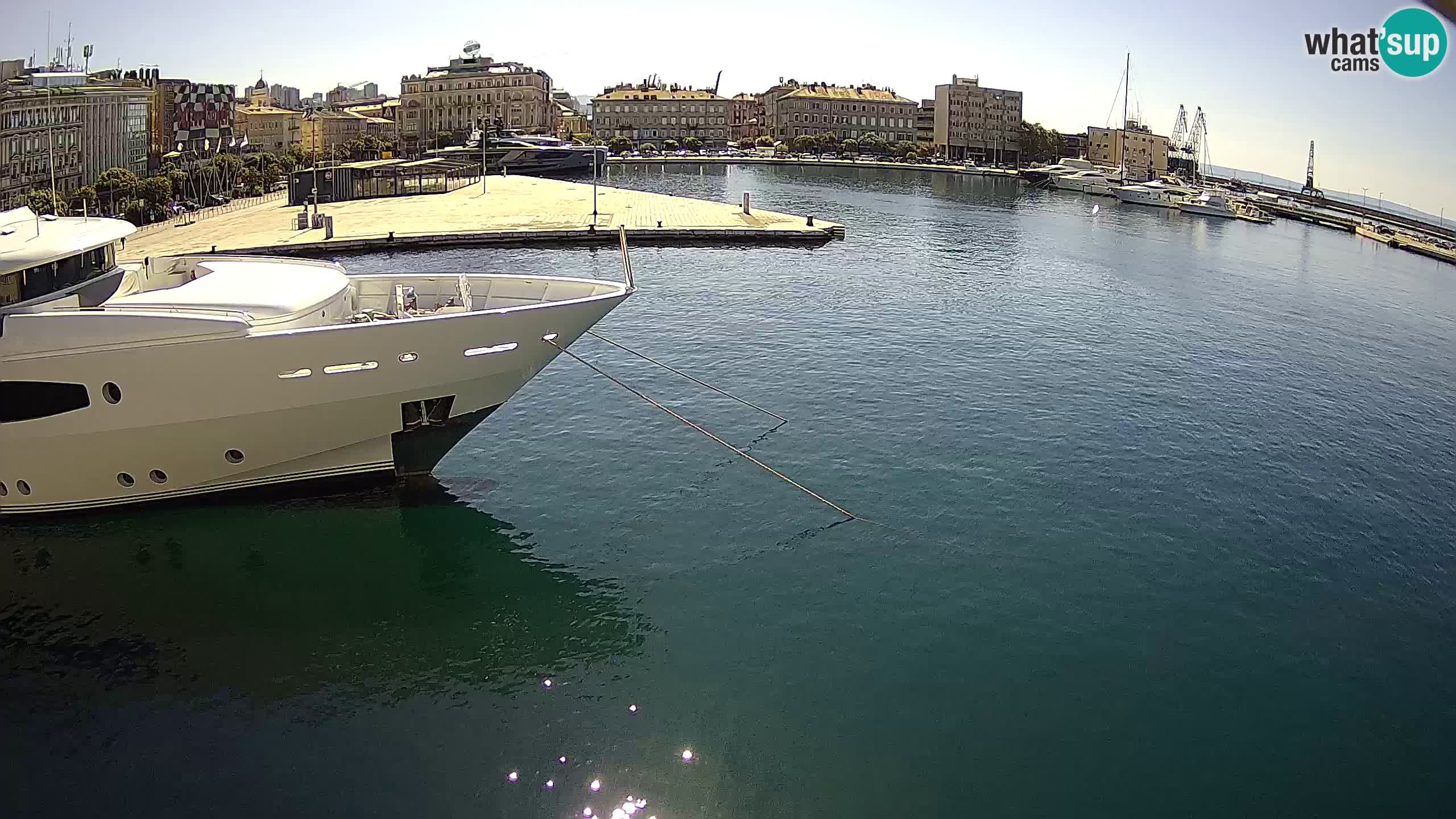 Rijeka – Botel Marina webcam en direct