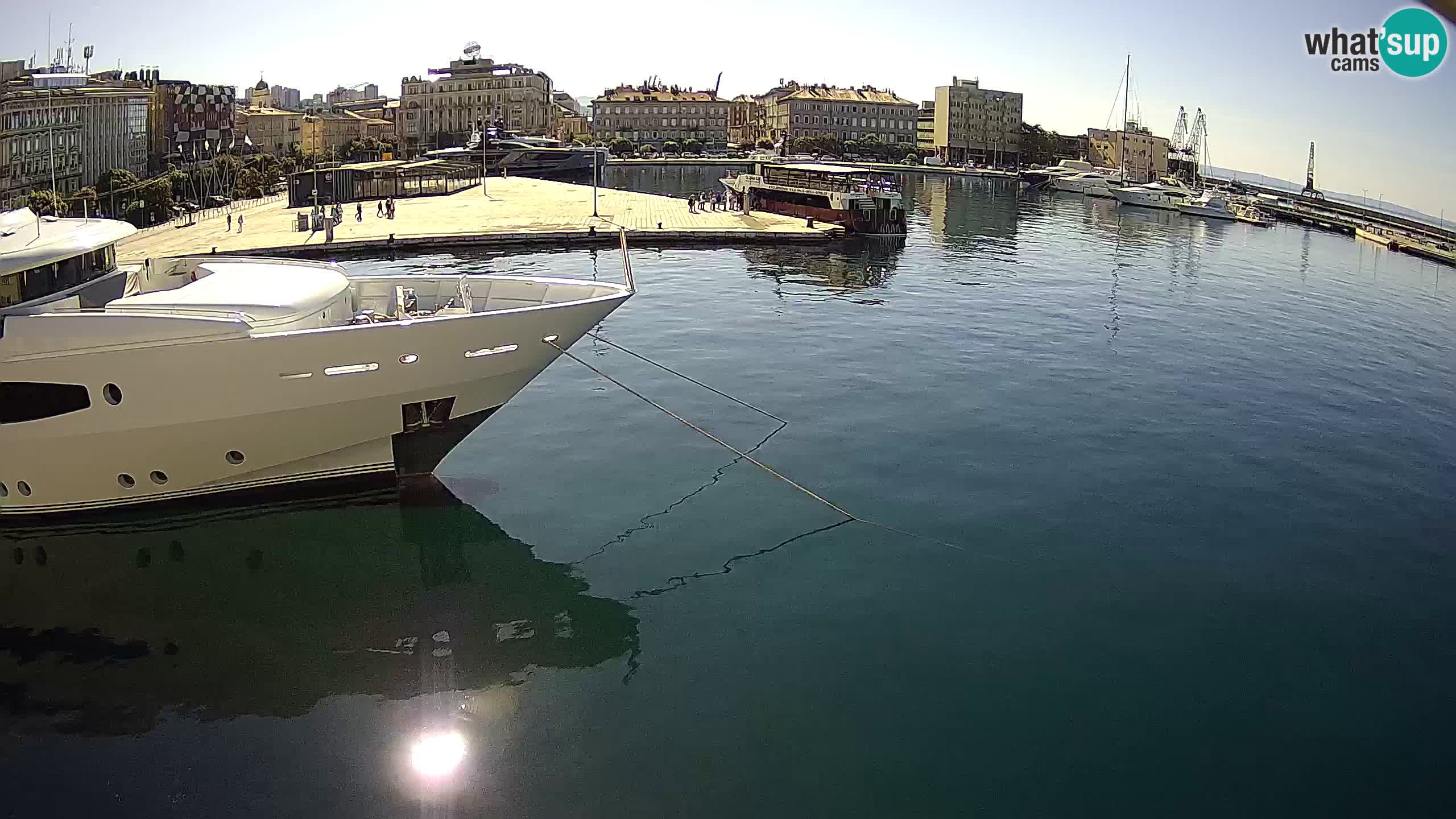 Rijeka – Botel Marina web kamera