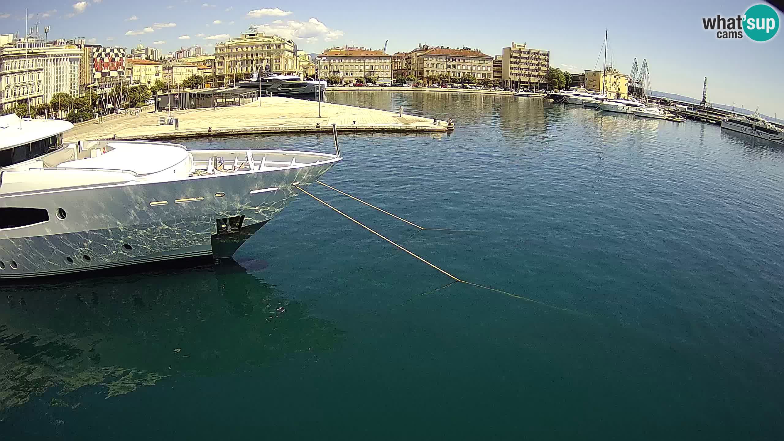 Botel Marina – Rijeka live cam