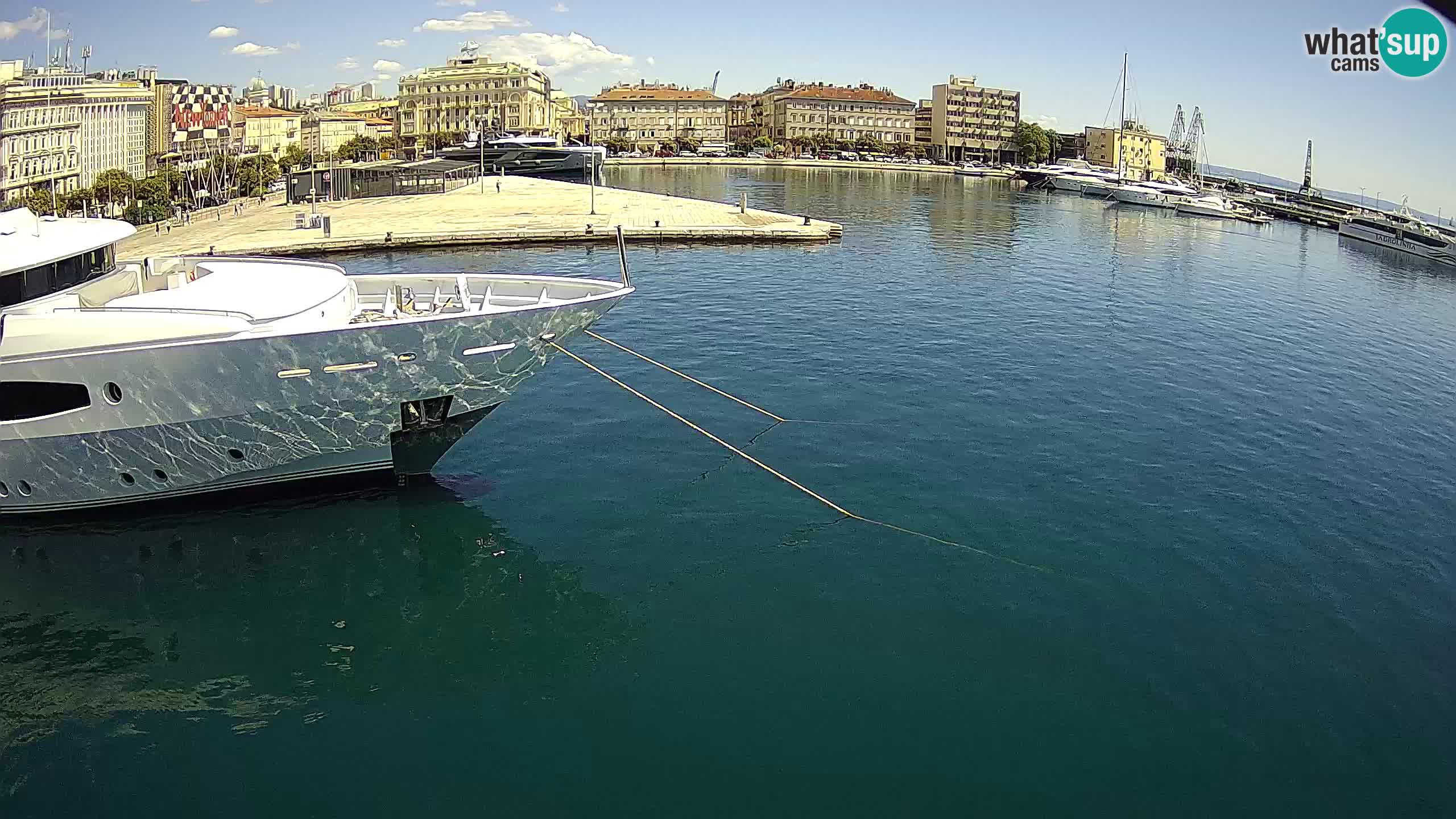 Rijeka – Botel Marina web kamera