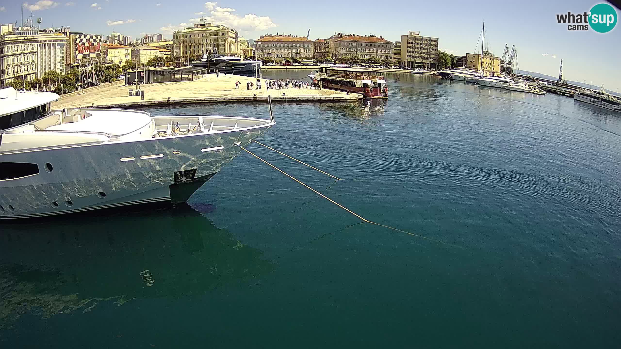 Rijeka – Botel Marina webcam en direct