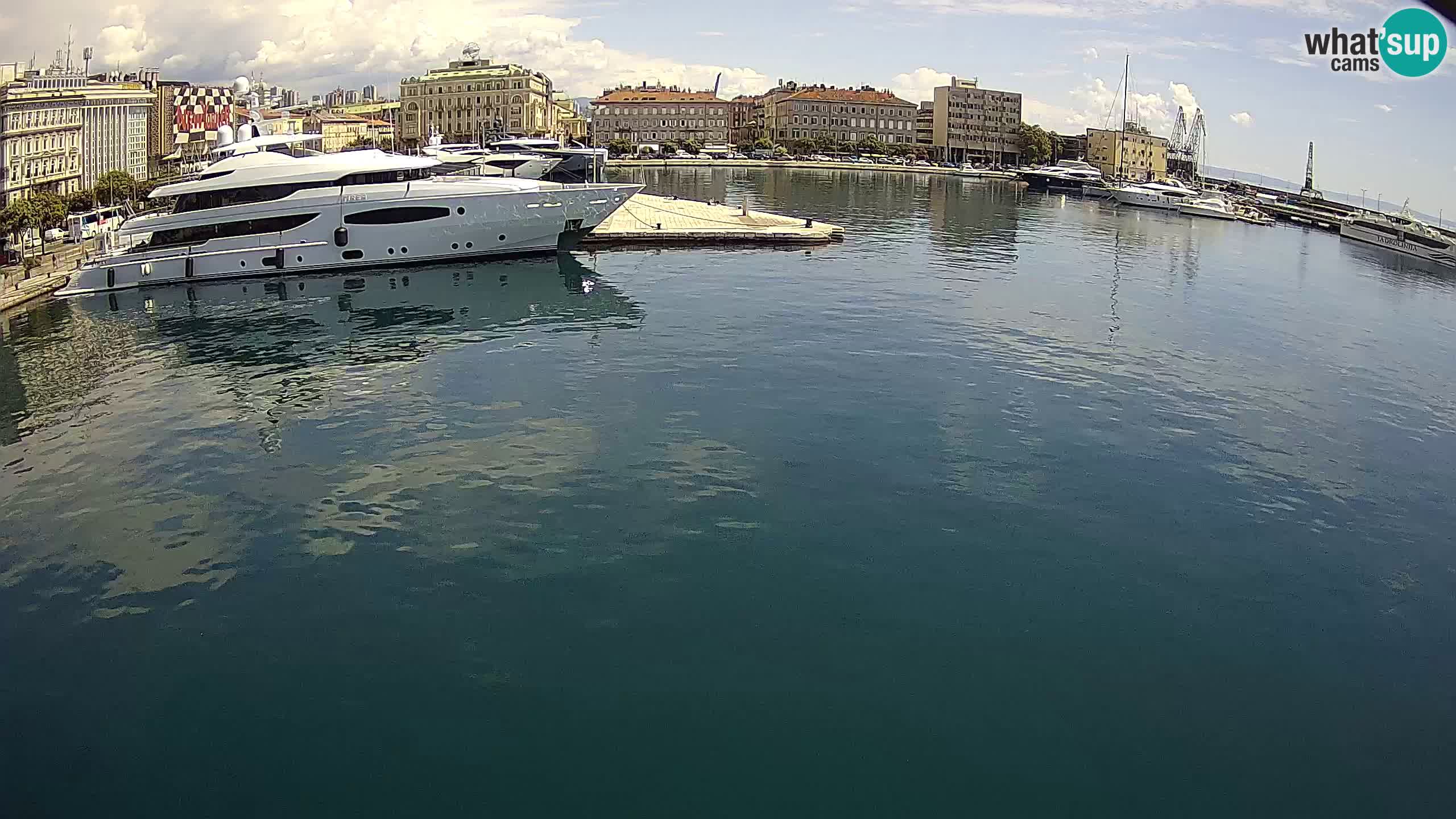 Rijeka – Botel Marina web kamera