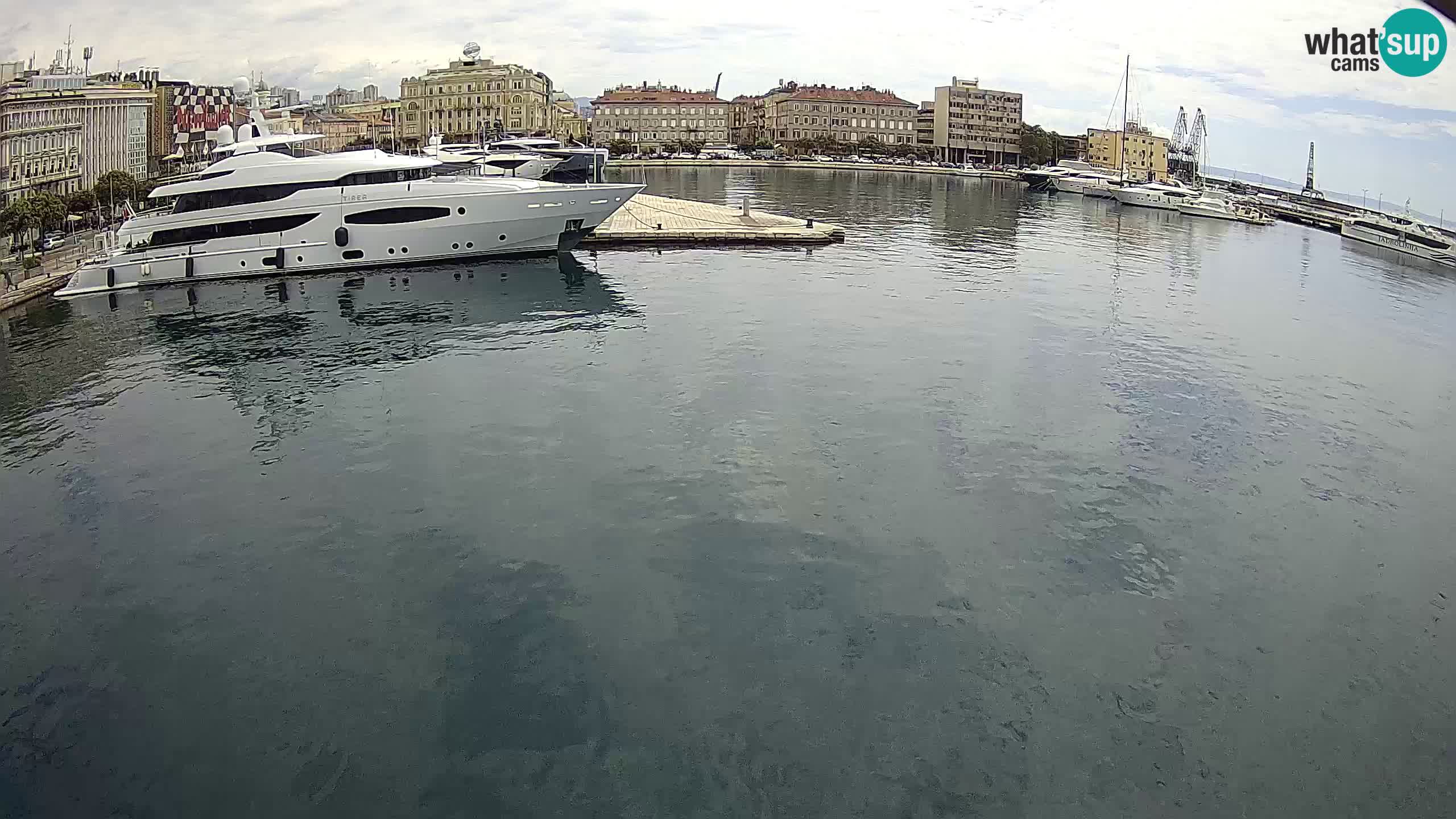 Botel Marina cámara web en vivo Rijeka
