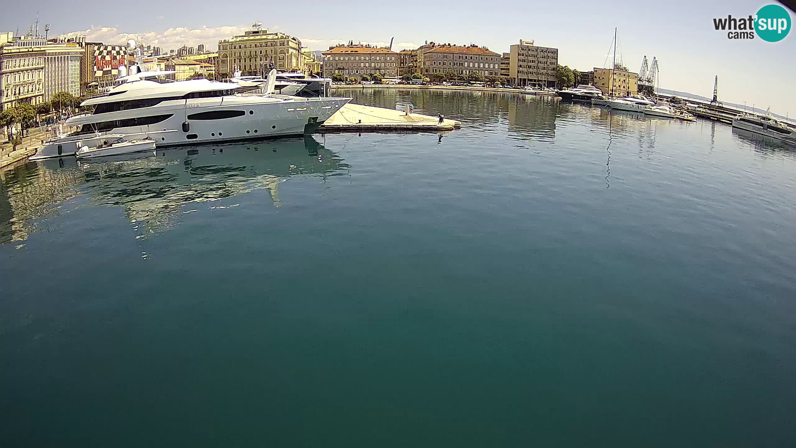 Botel Marina – Rijeka live cam