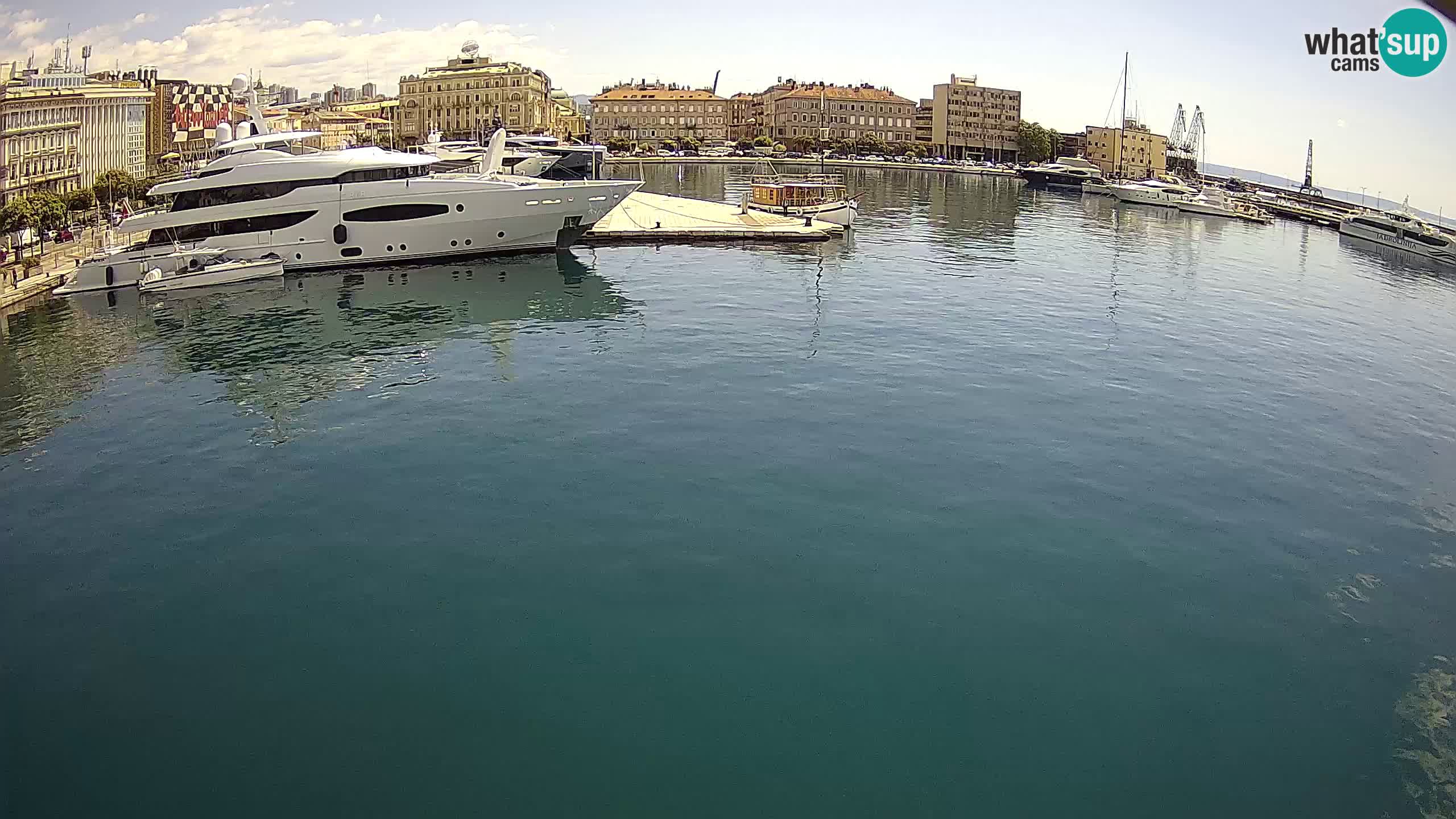 Rijeka – Botel Marina web kamera