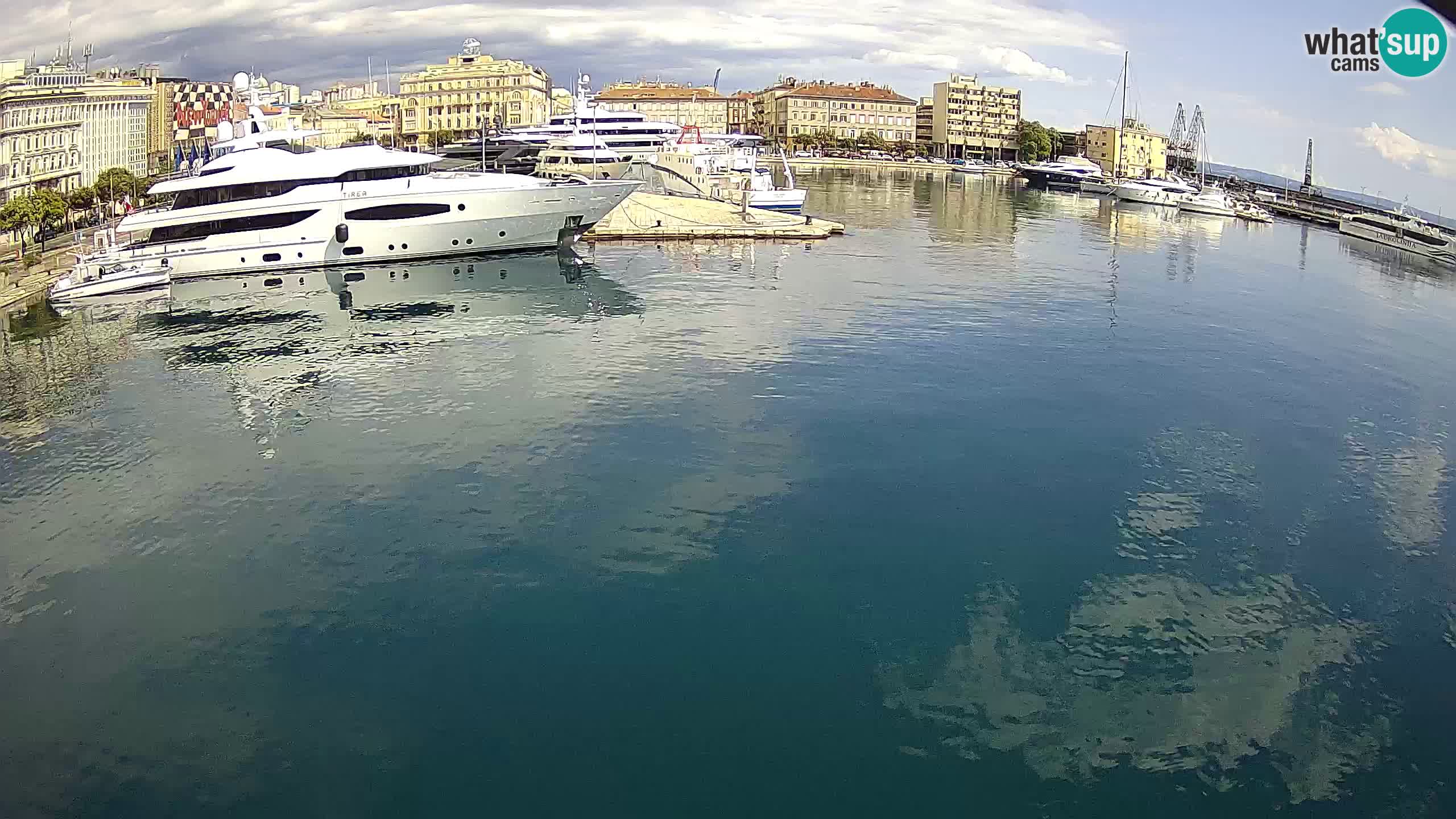 Rijeka – Botel Marina webcam en direct