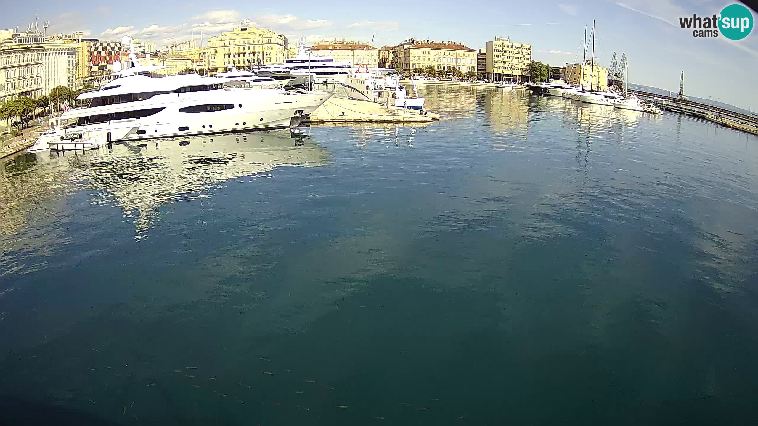 Botel Marina cámara web en vivo Rijeka