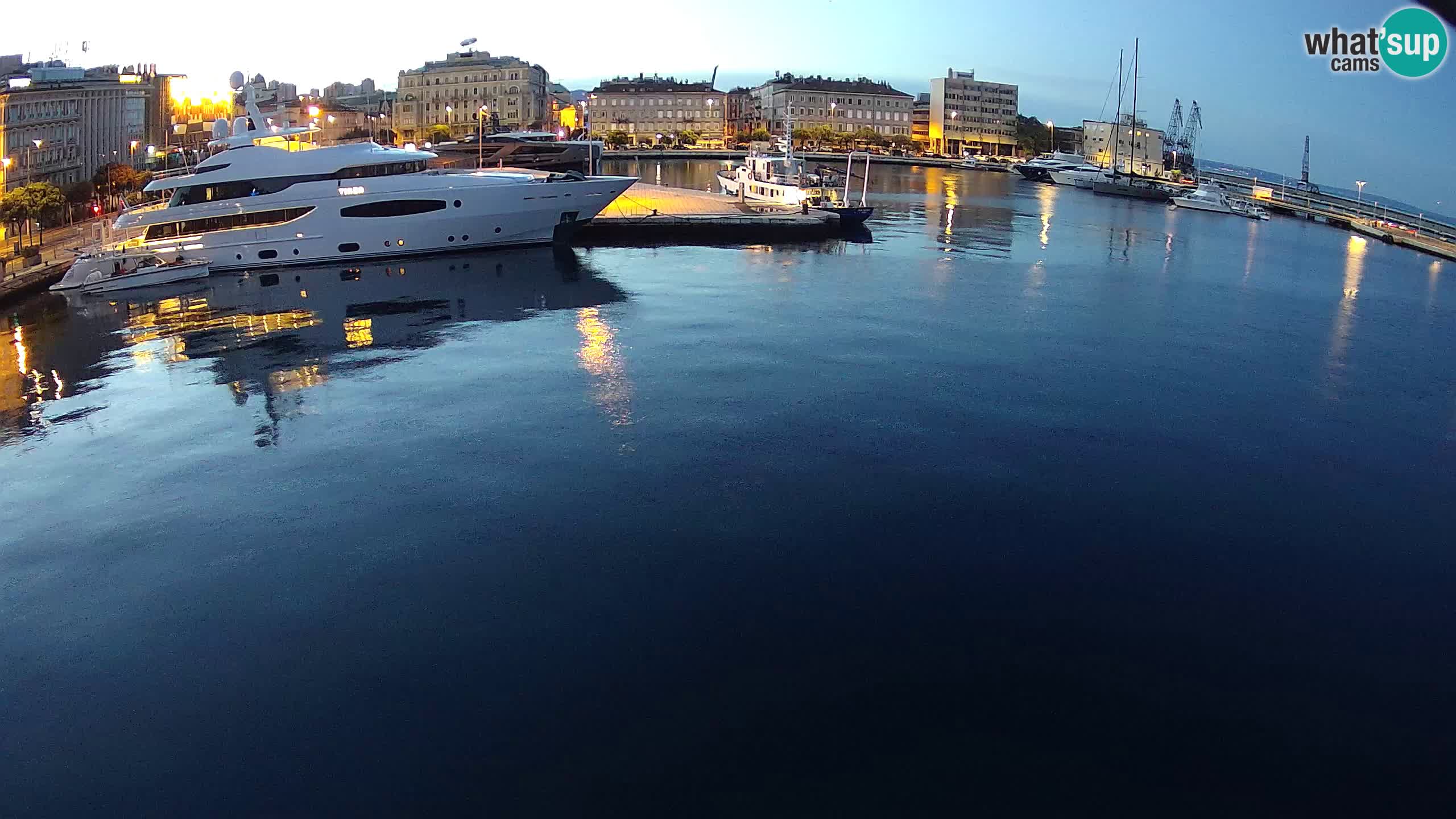 Rijeka – Botel Marina webcam en direct