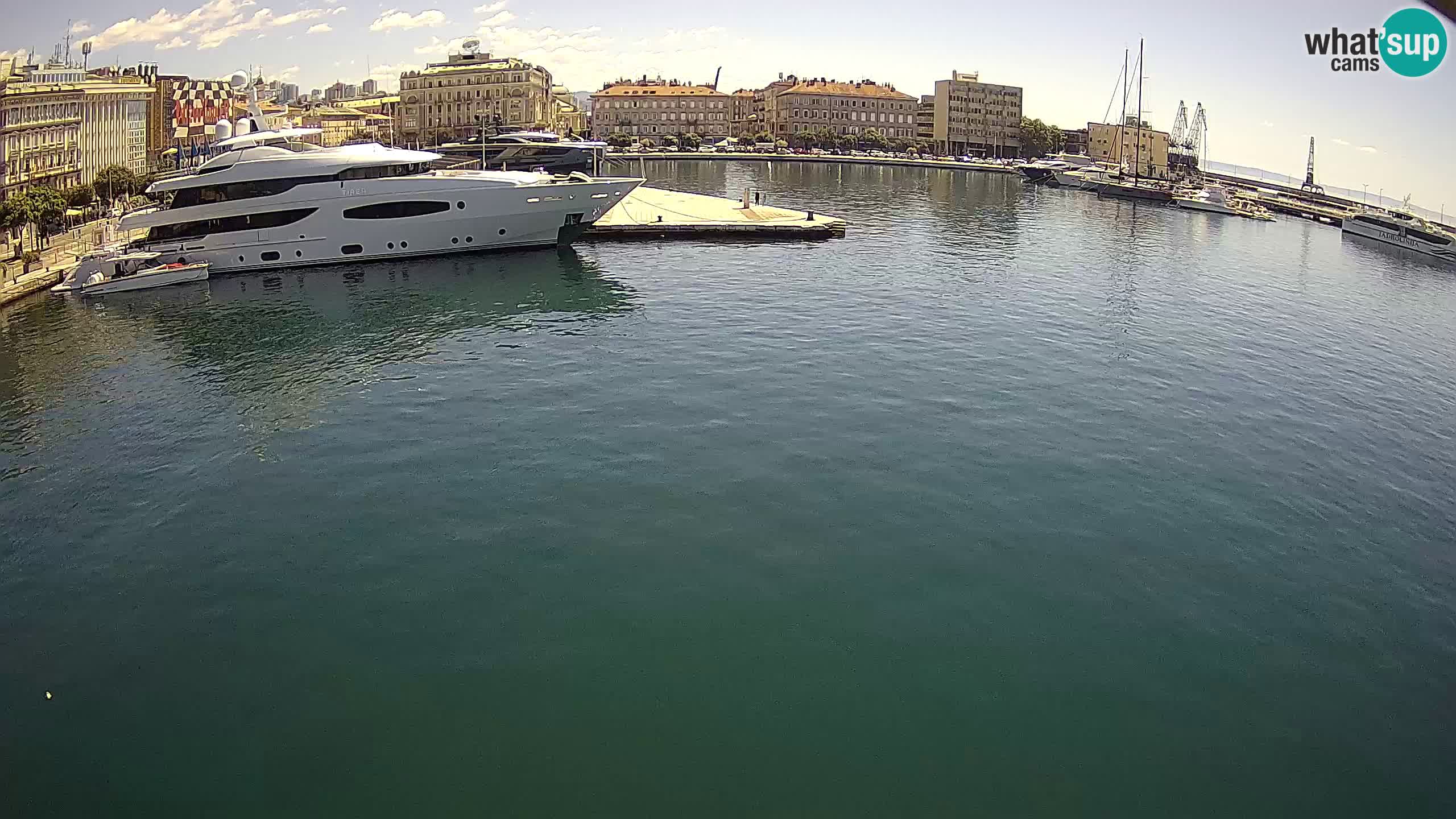 Rijeka – Botel Marina webcam en direct
