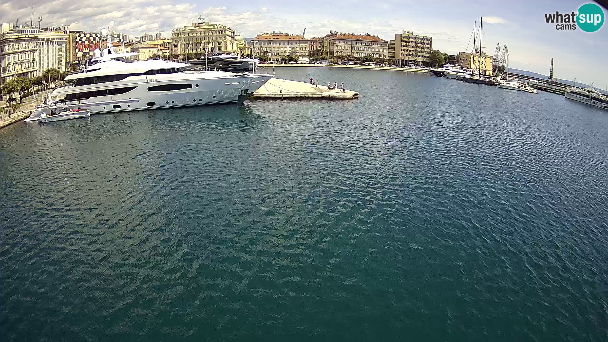 Rijeka – Botel Marina webcam en direct