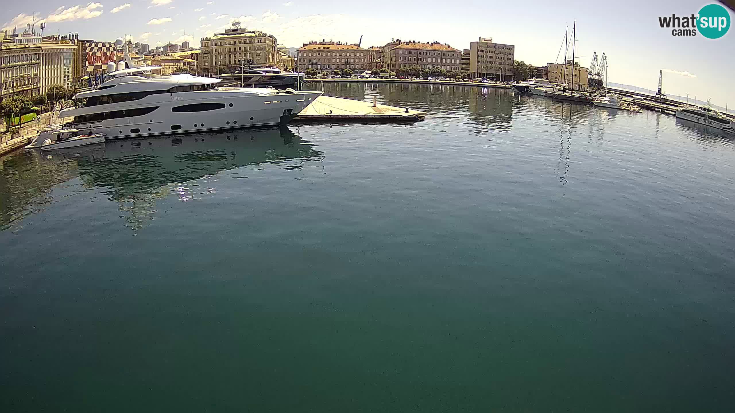 Botel Marina – Rijeka live cam