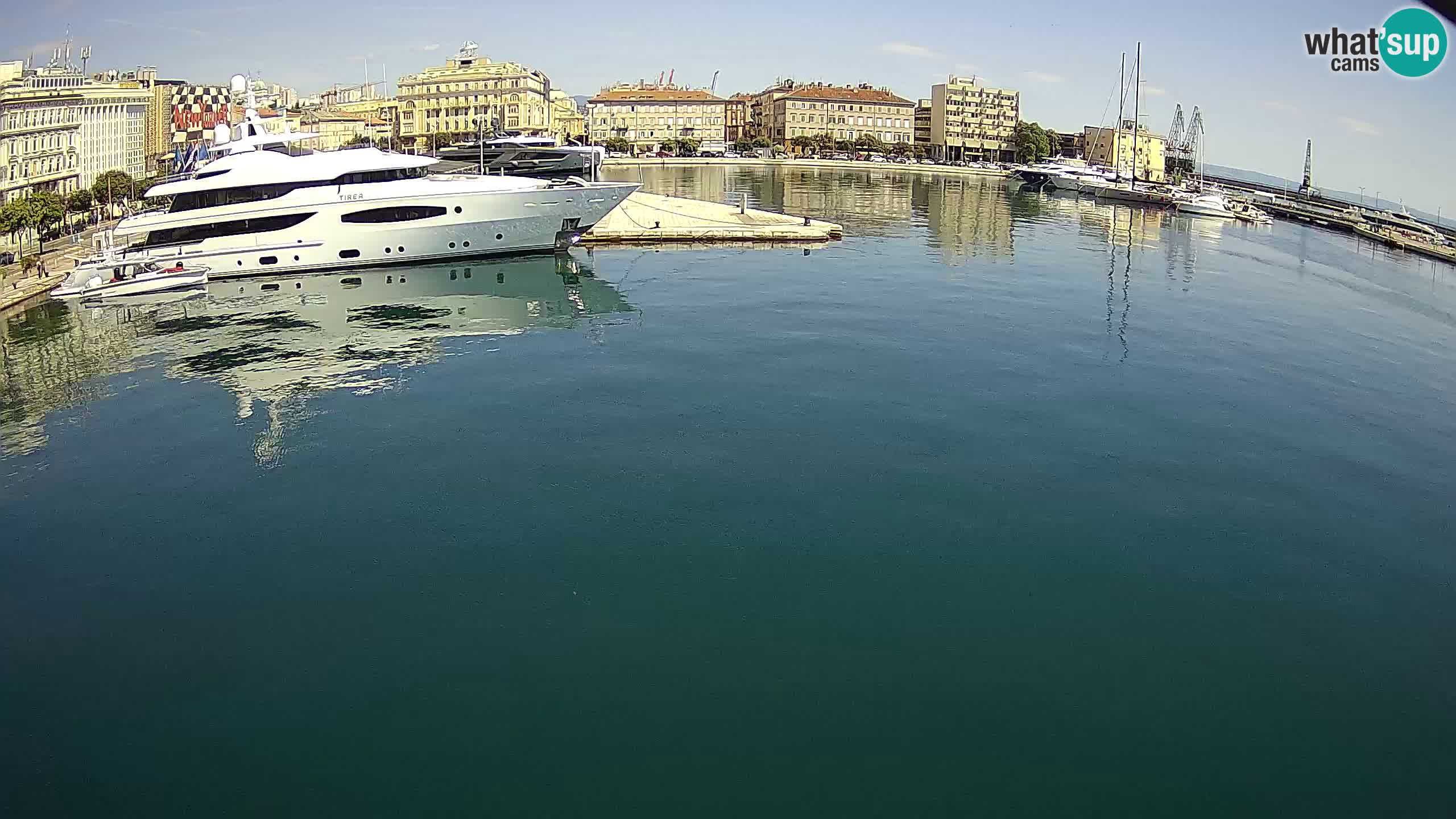 Botel Marina cámara web en vivo Rijeka