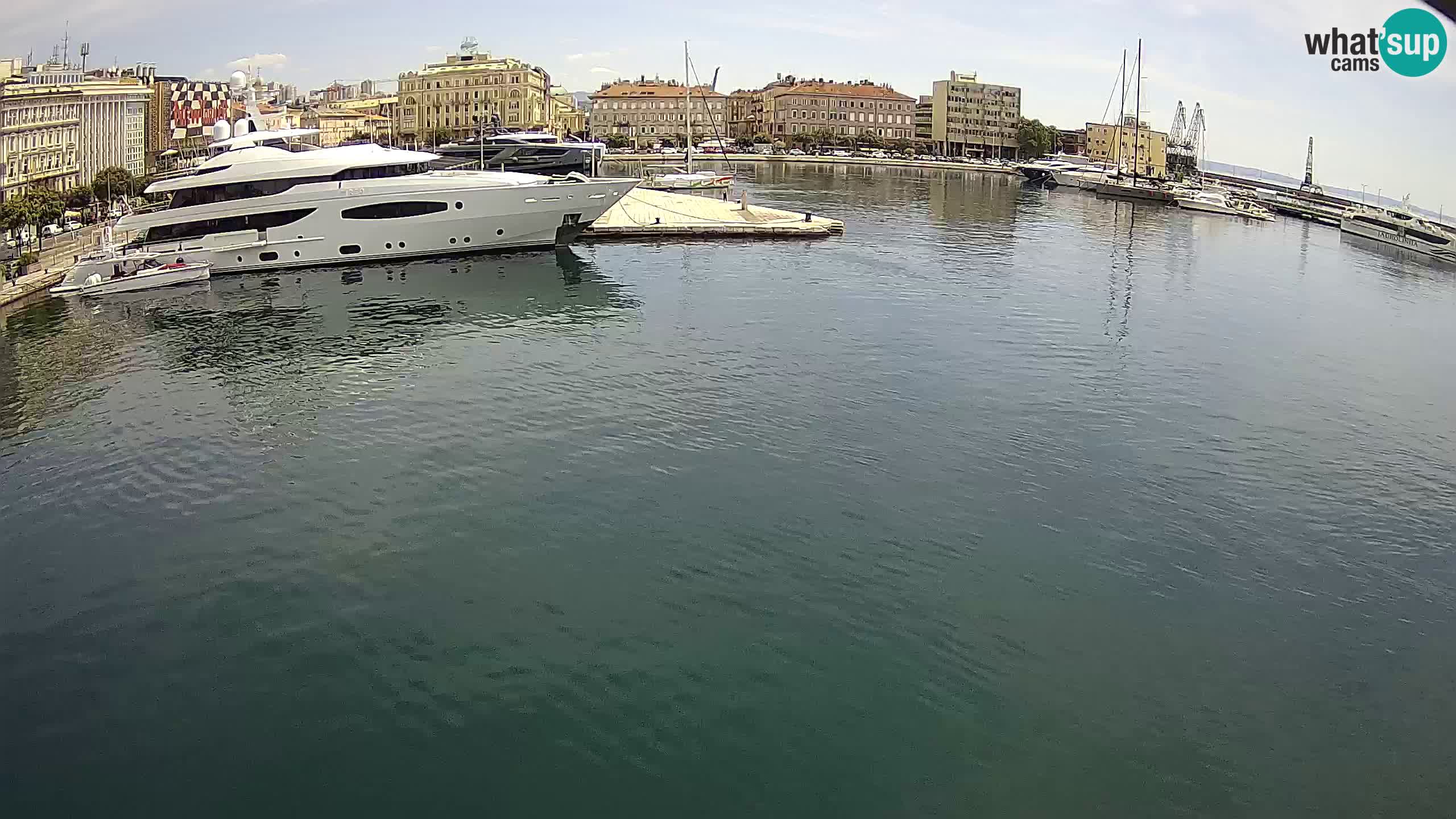 Rijeka – Botel Marina webcam en direct