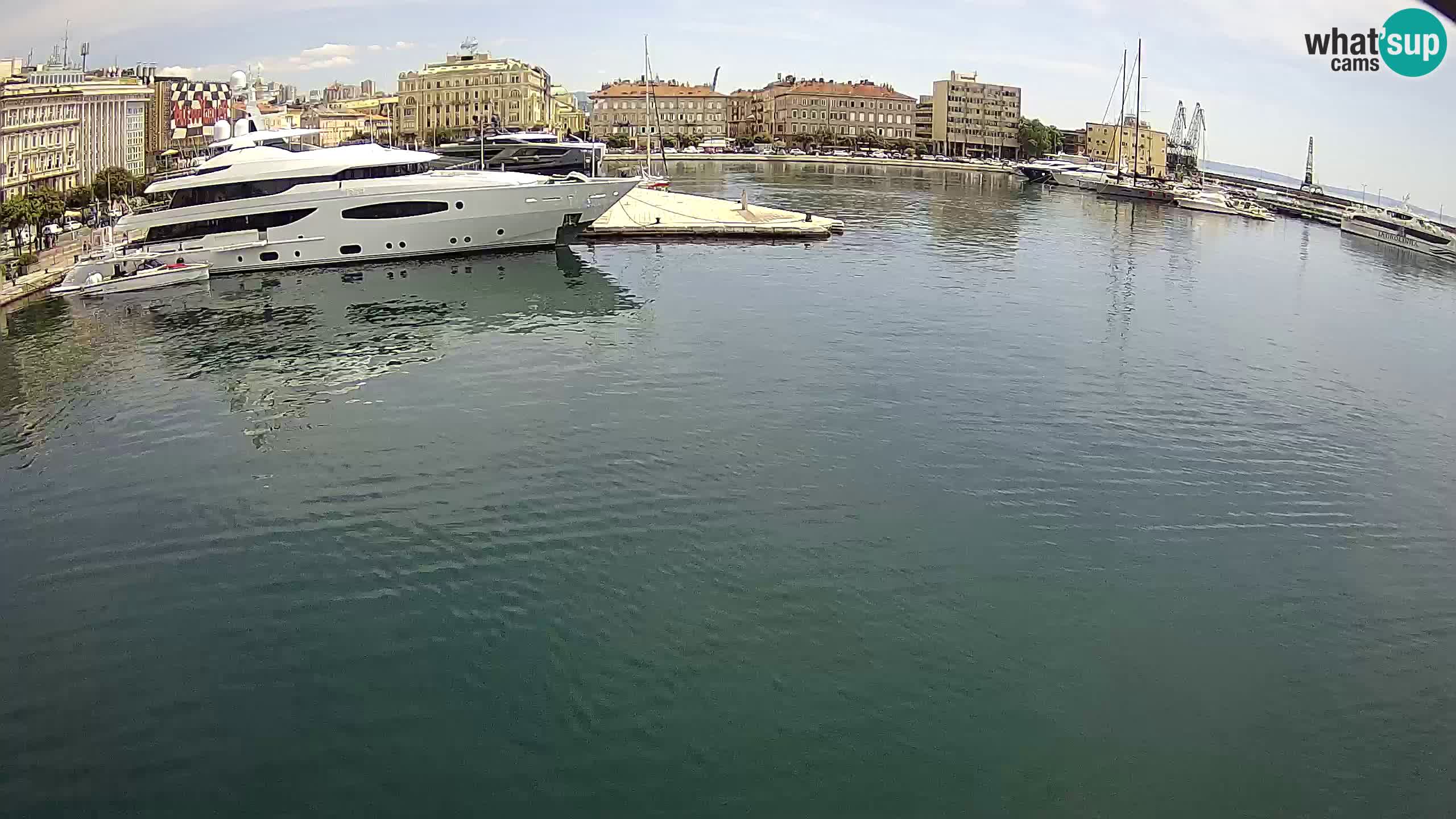 Botel Marina cámara web en vivo Rijeka