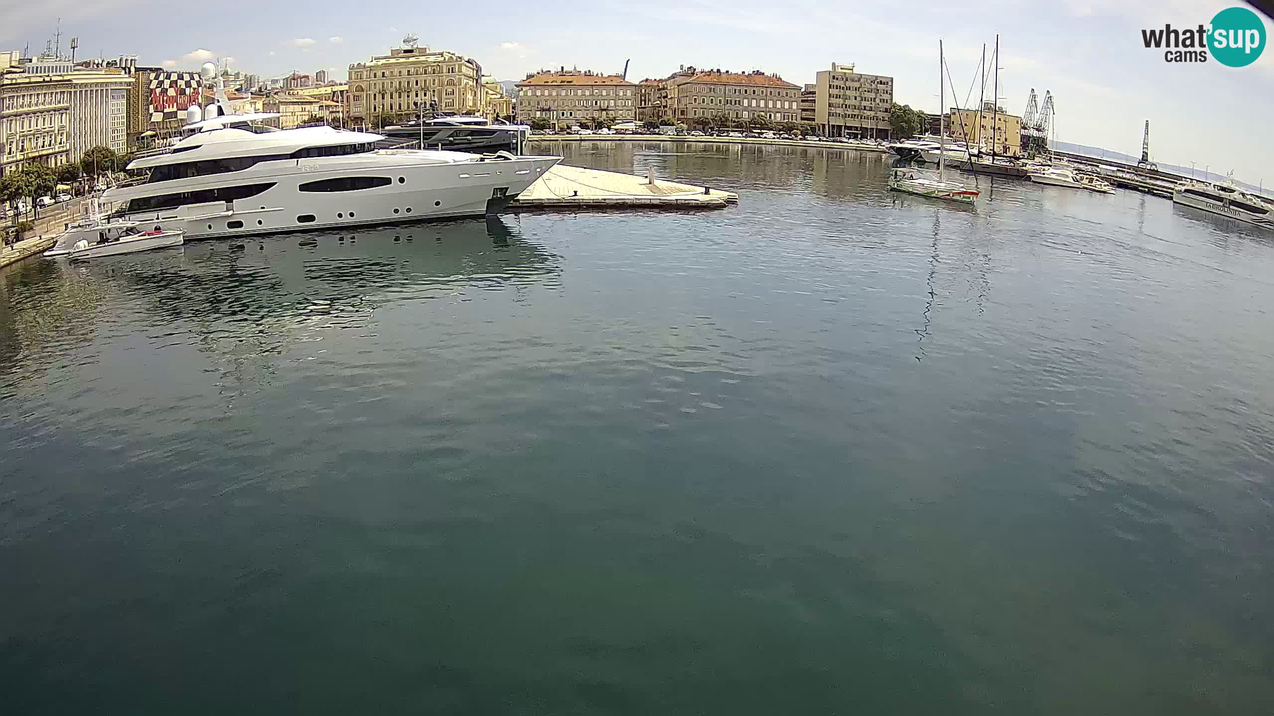 Botel Marina cámara web en vivo Rijeka
