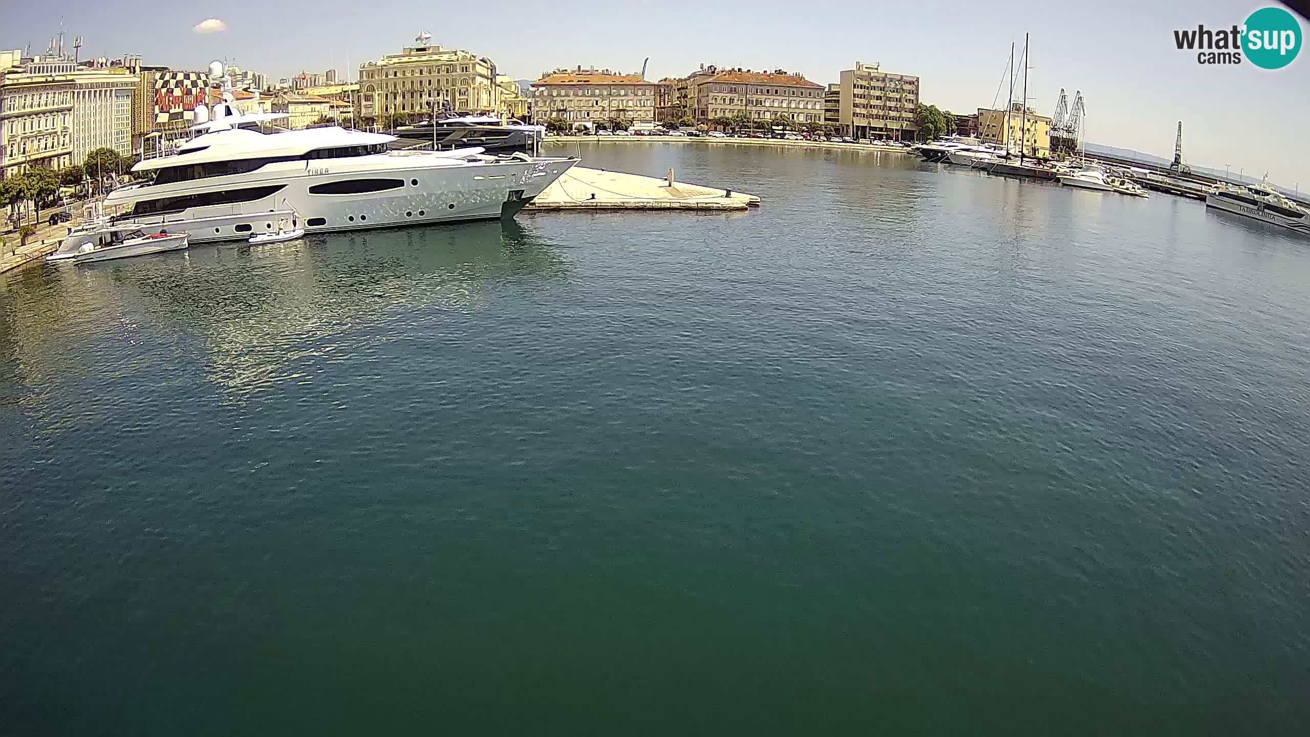 Botel Marina cámara web en vivo Rijeka