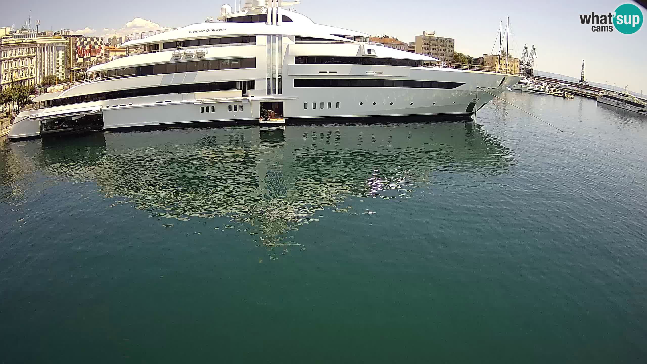 Botel Marina cámara web en vivo Rijeka